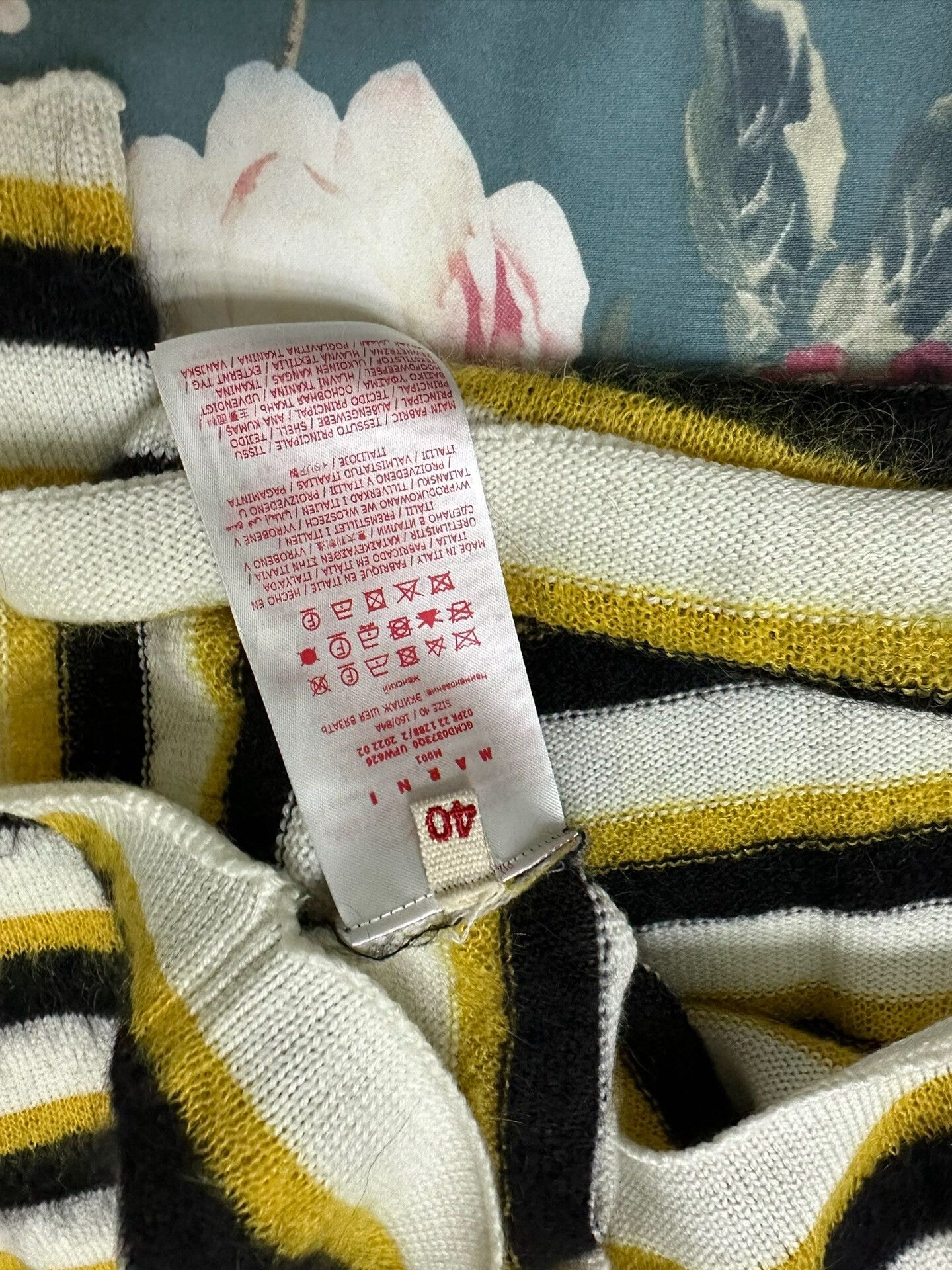 Marni Marni Knit Sweater with Stripes Size S / US 4 / IT 40 - 3 Thumbnail