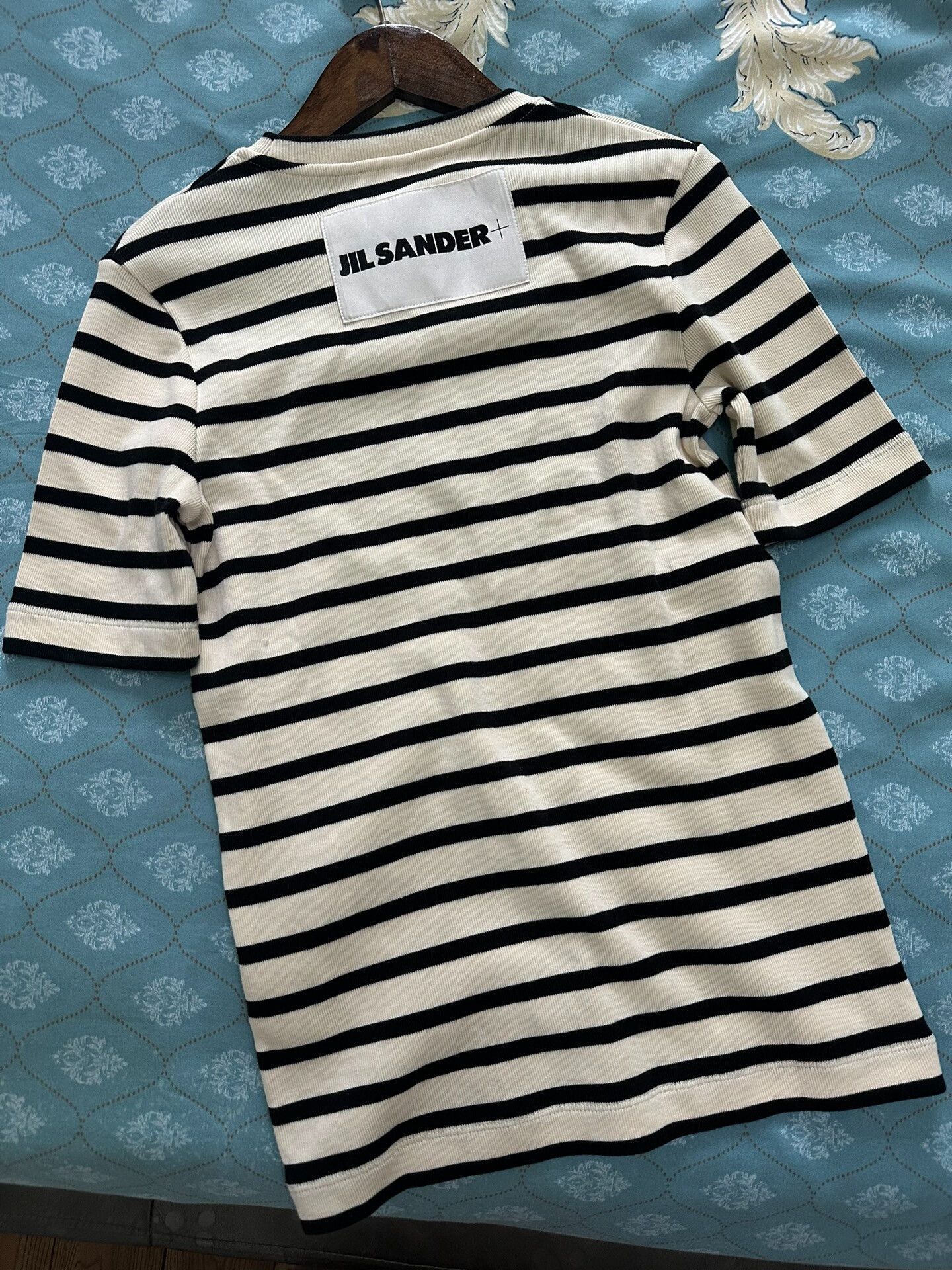 Jil Sander Jil Sander Women's Striped Short Sleeve Top Size M / US 6-8 / IT 42-44 - 4 Thumbnail