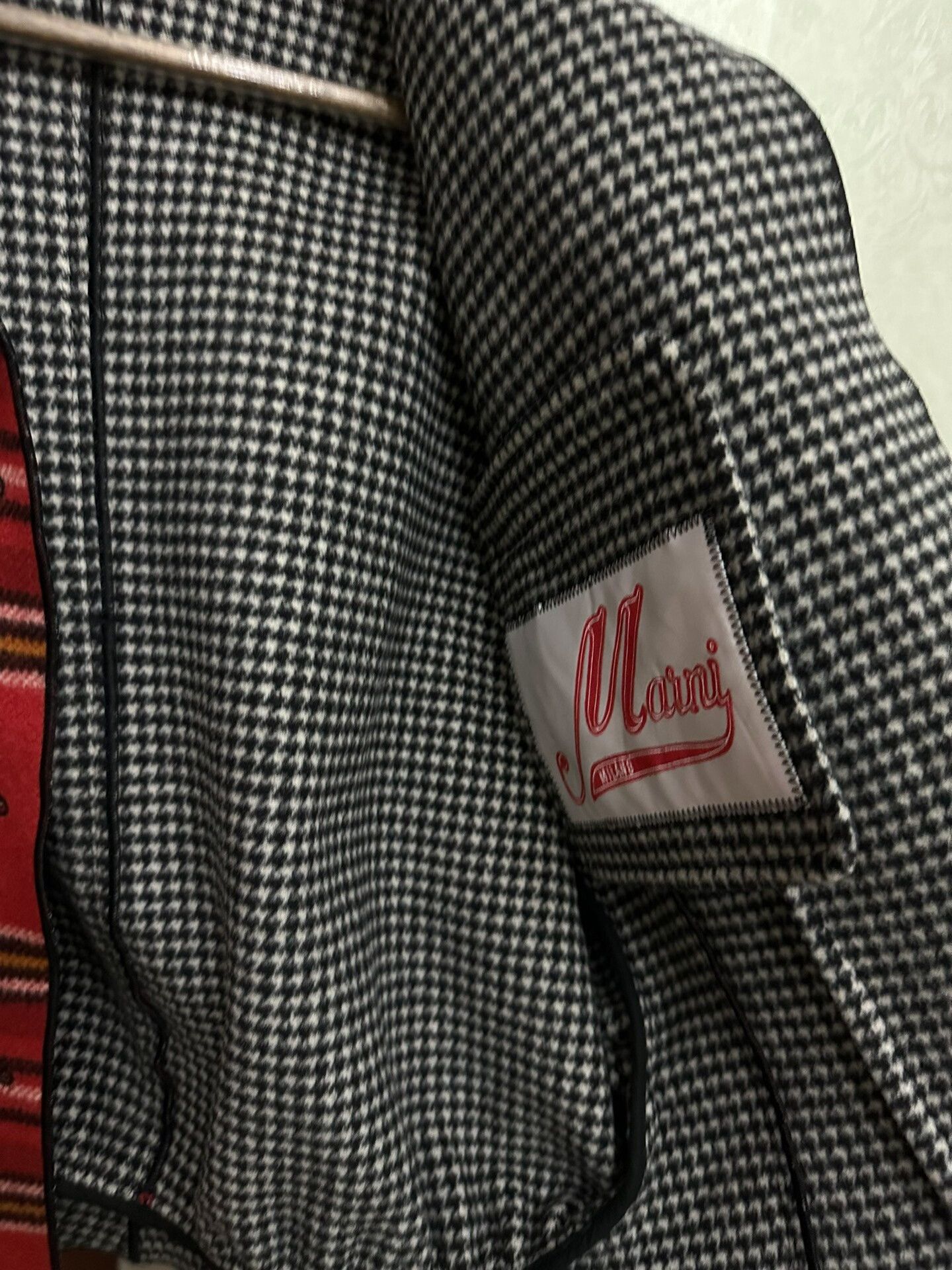 Marni Marni Wool Jacket with Check Pattern Size M / US 6-8 / IT 42-44 - 4 Thumbnail