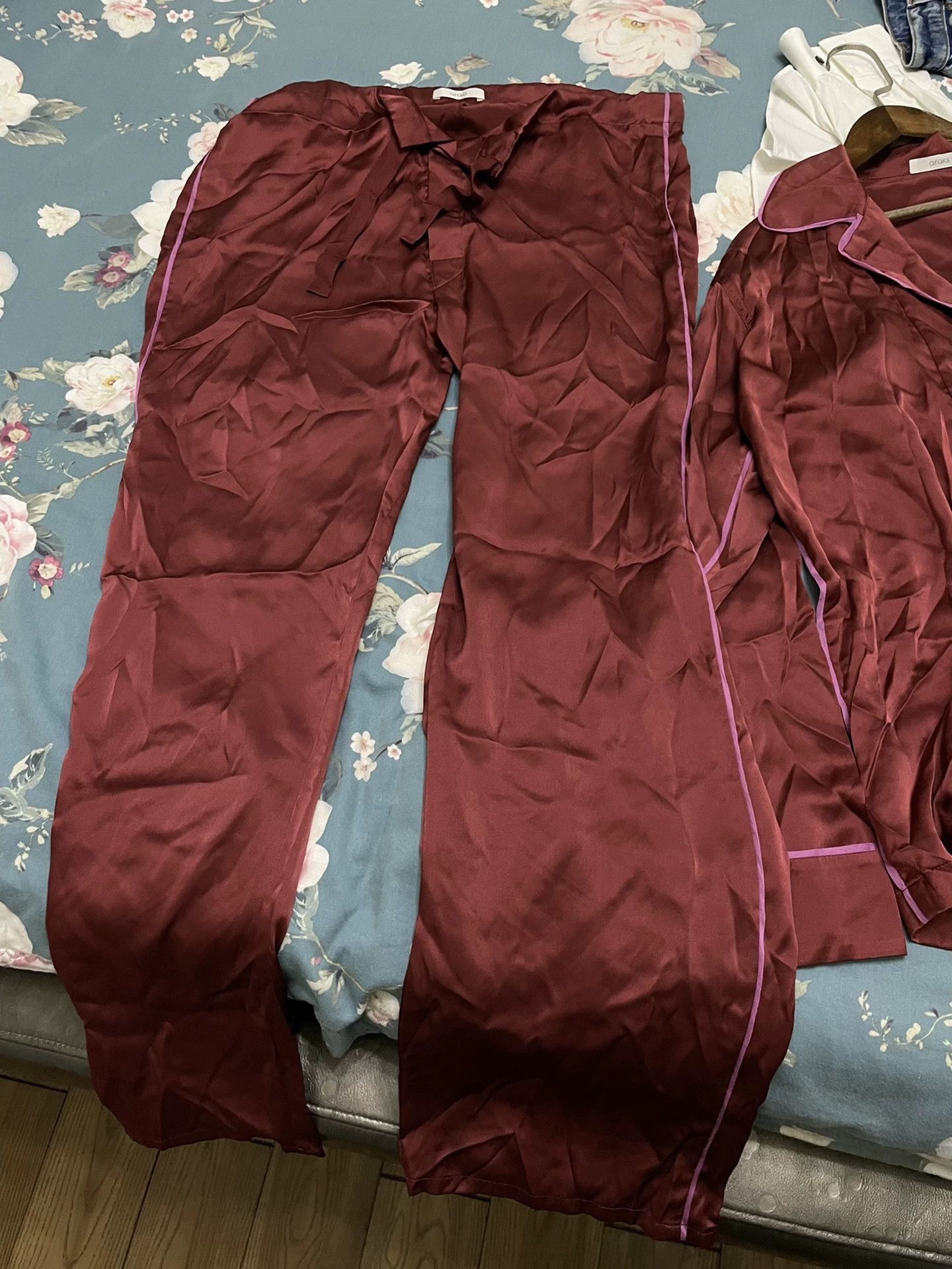 ARQ Araks Silk Loungewear Set, Gently Used Size 30" / US 8 / IT 44 - 3 Thumbnail