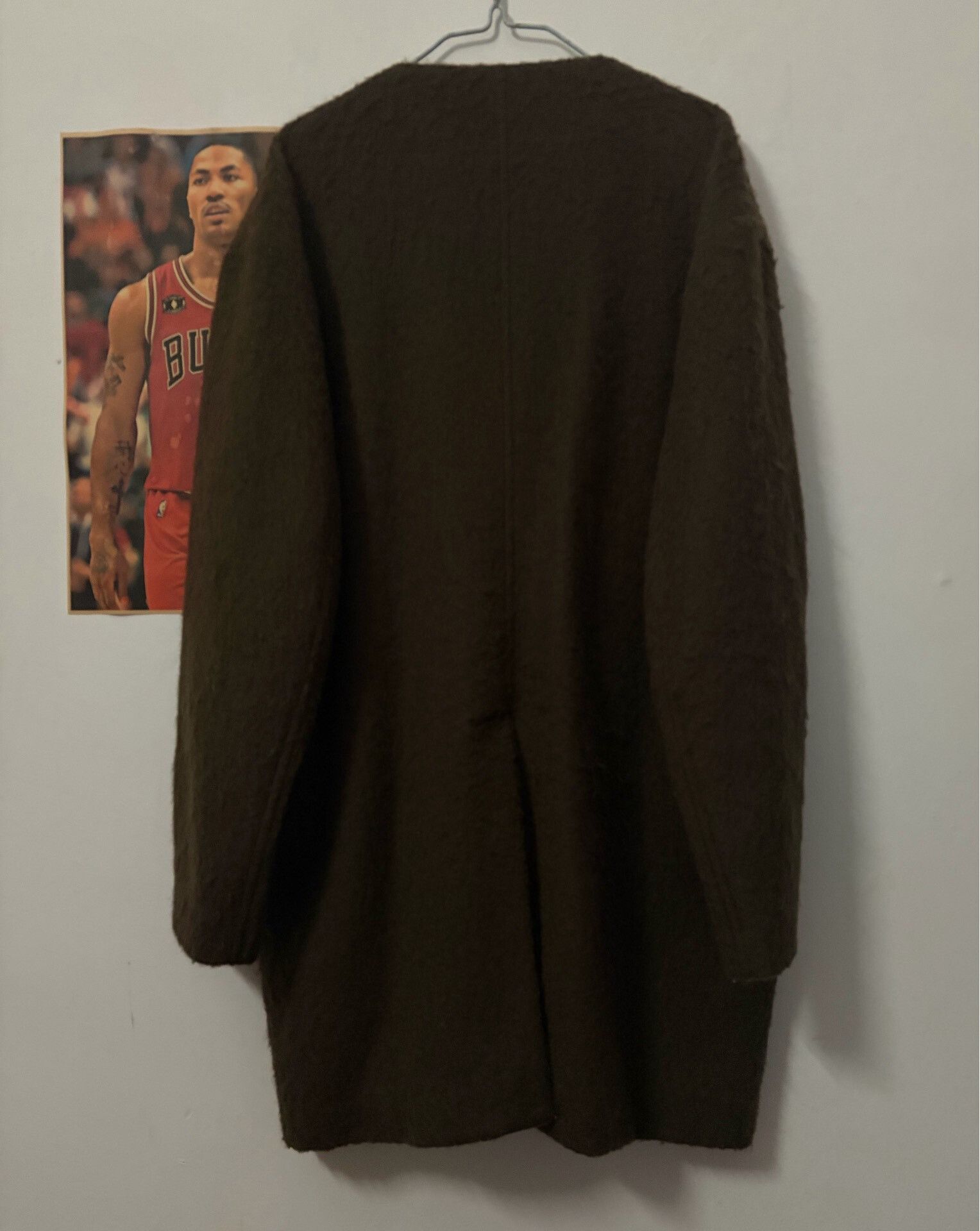 Yohji Yamamoto Yohji Yamamoto Long Uncollared Jacket Size M / US 6-8 / IT 42-44 - 3 Thumbnail