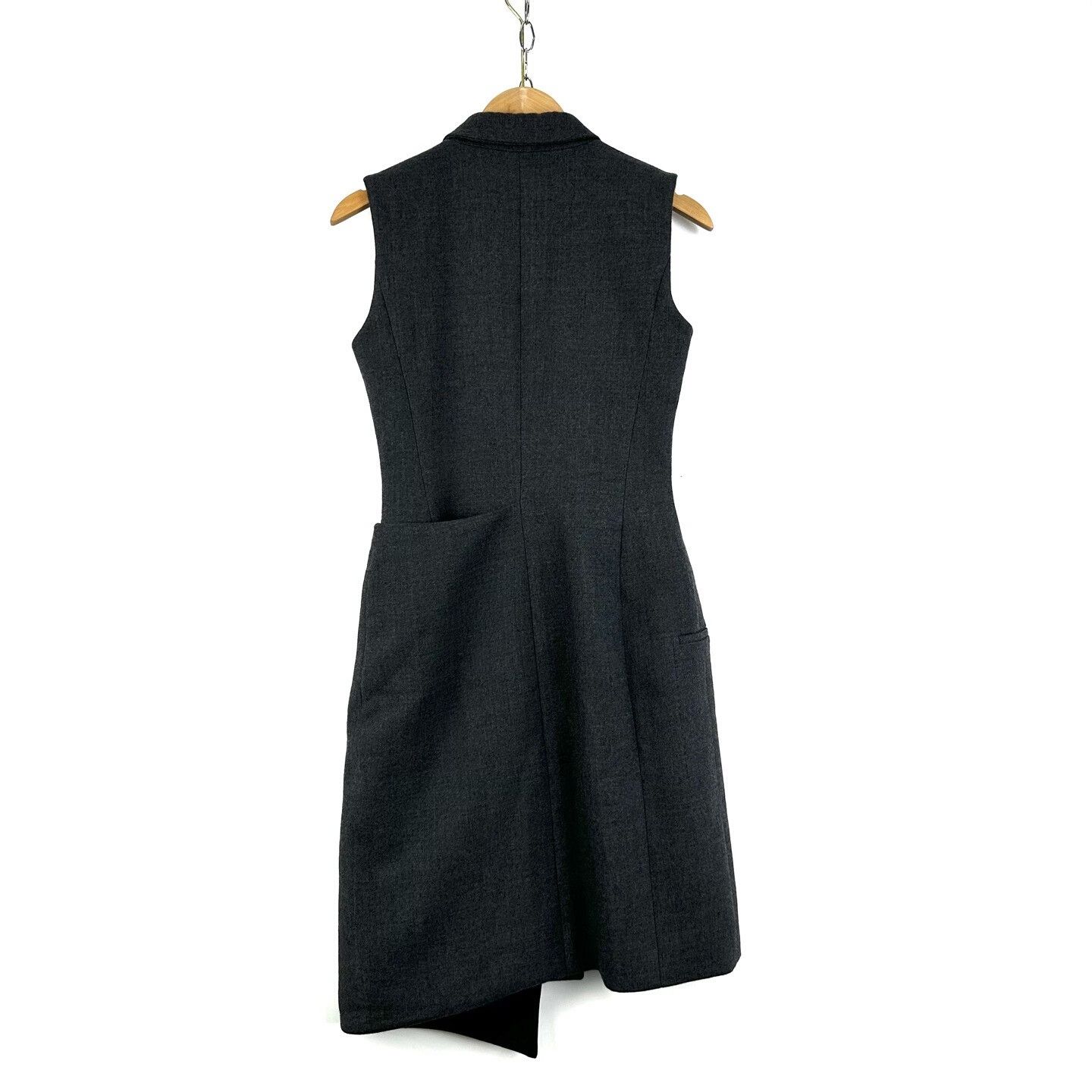 Dior Dior Gray Irregular Mid-Length Sleeveless Coat Size M / US 6-8 / IT 42-44 - 6 Thumbnail
