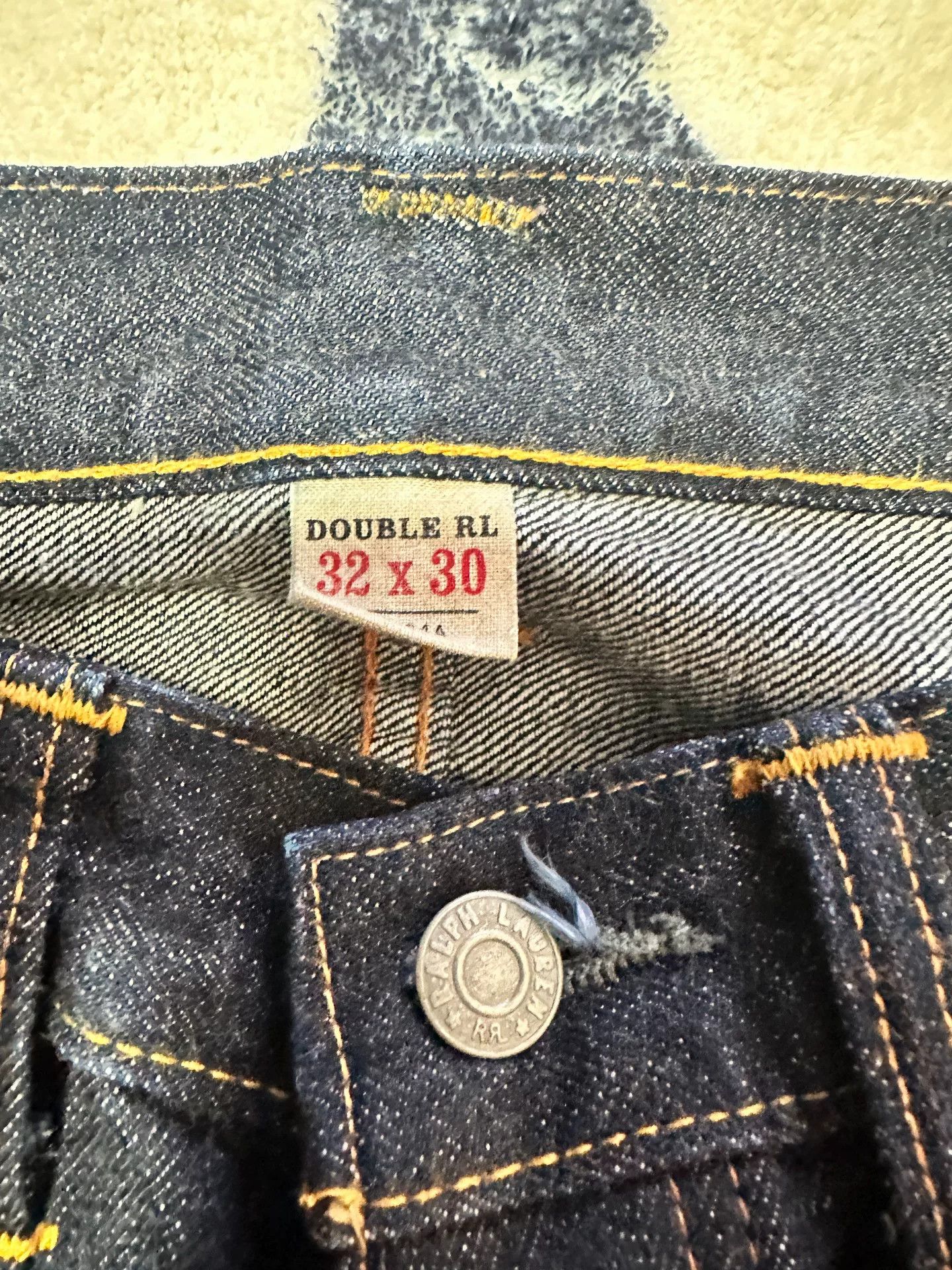 RRL Ralph Lauren RRL Slim Fit Selvedge Jean Size US 32 / EU 48 - 3 Thumbnail