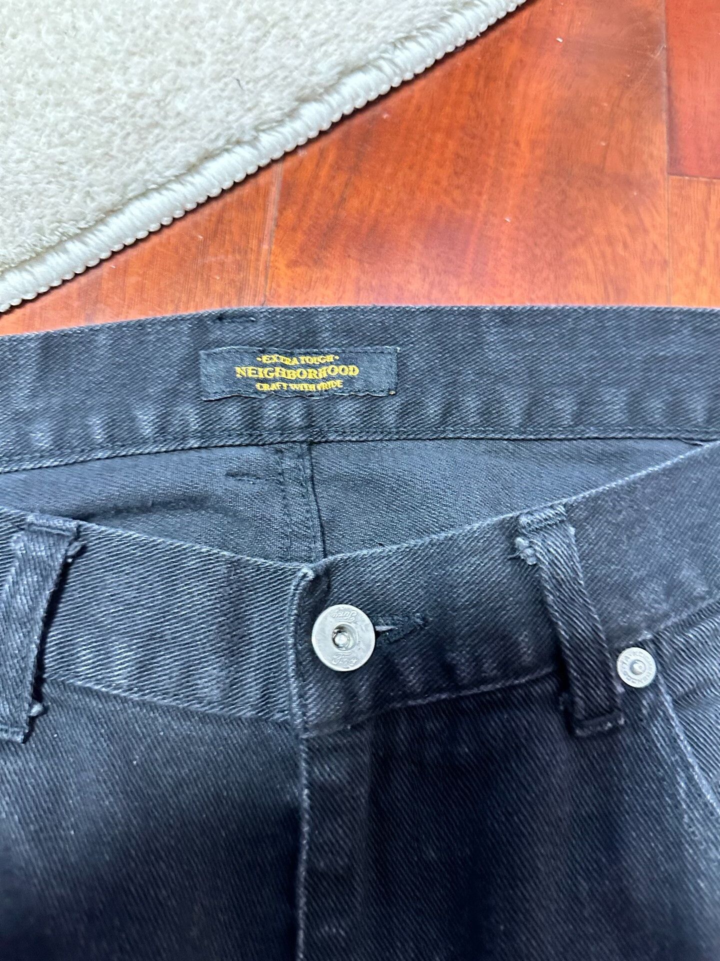 Neighborhood NEIGHBORHOOD 15AW Black Straight Jeans L Size US 34 / EU 50 - 3 Thumbnail