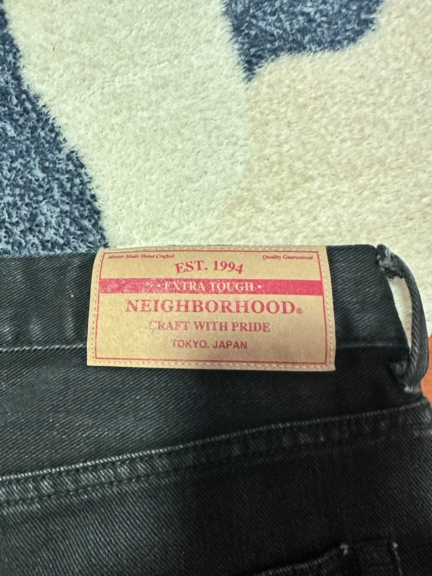 Neighborhood NEIGHBORHOOD 15AW Black Straight Jeans L Size US 34 / EU 50 - 4 Thumbnail
