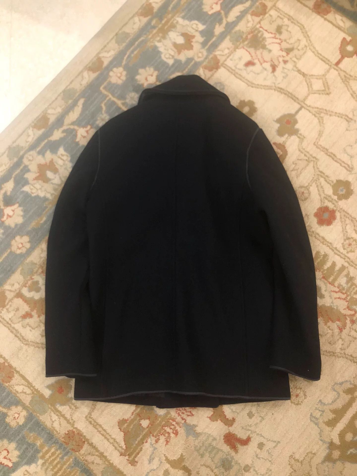 N.Hoolywood n.hoolywood Wool Double-Breasted Coat Size US XXS / EU 40 - 2 Thumbnail