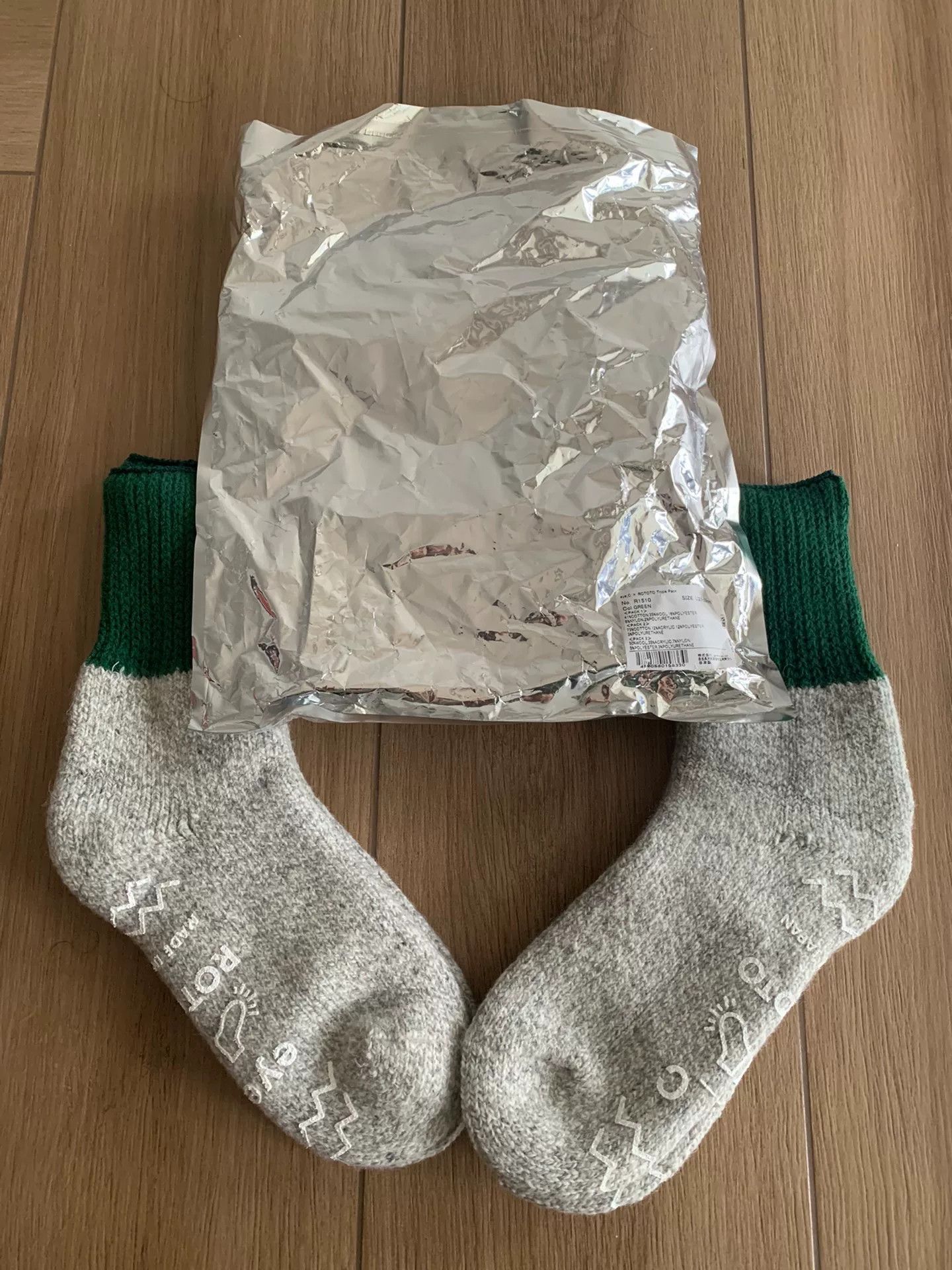 Japanese Brand eye_C x ROTOTO Triple Pack Socks Size ONE SIZE - 2 Thumbnail