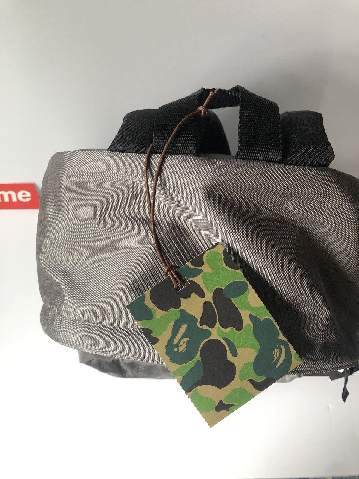 Bape 2019 A bathing ape Happy New Year Bag Backpack Grey Size ONE SIZE - 2 Preview