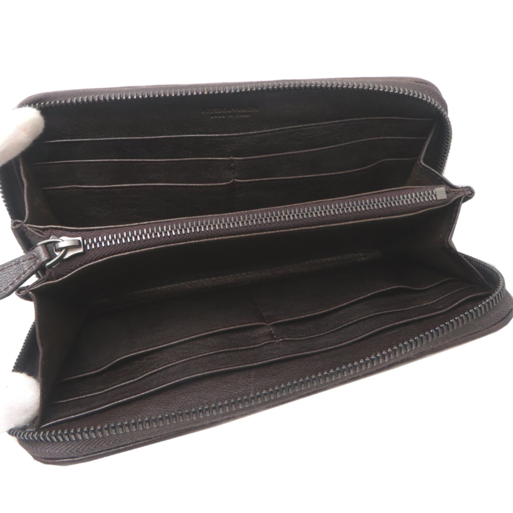 Bottega Veneta Bottega Veneta Intrecciato Women's/Men's Long Wallet 518389 Leather Brown Size ONE SIZE - 5 Thumbnail