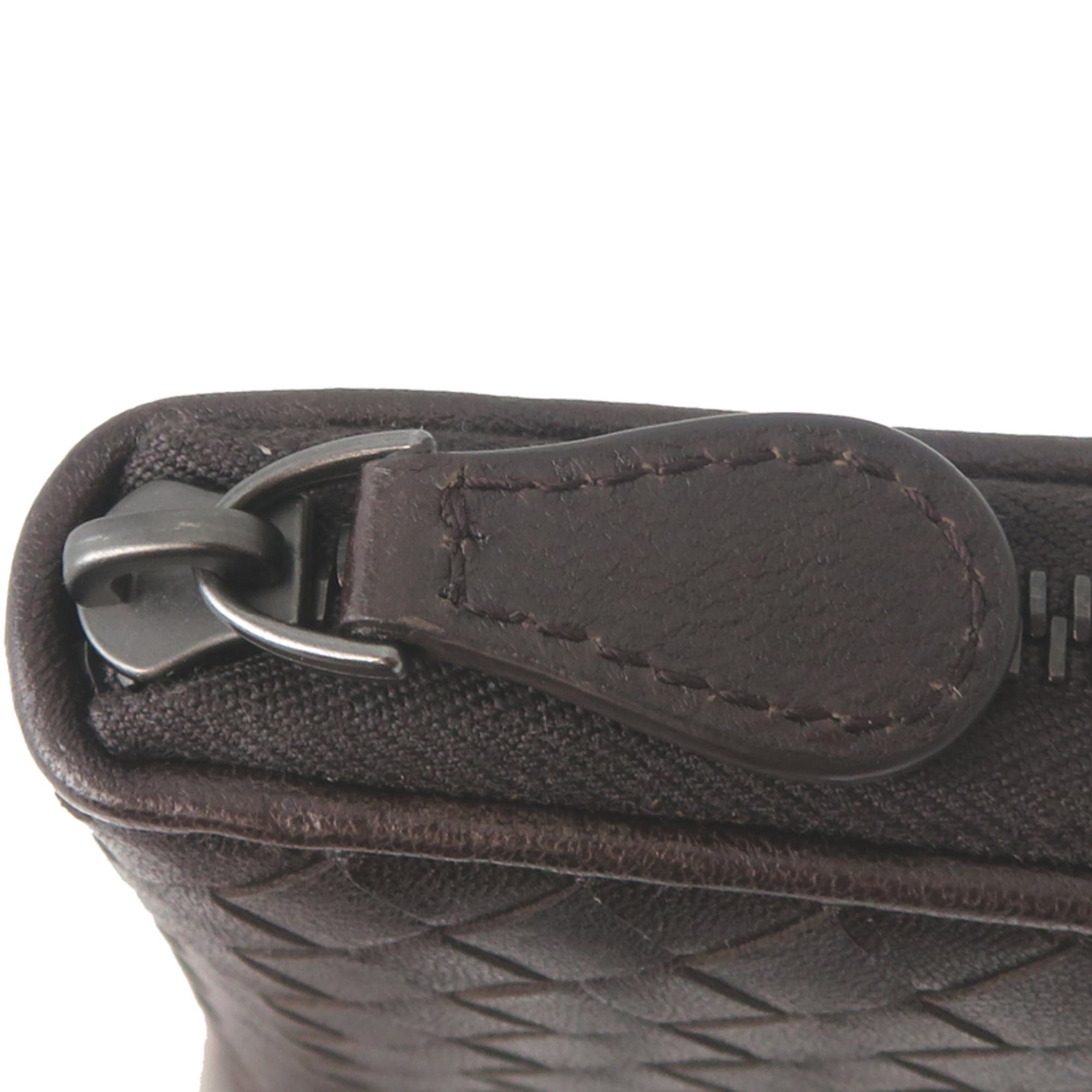 Bottega Veneta Bottega Veneta Intrecciato Women's/Men's Long Wallet 518389 Leather Brown Size ONE SIZE - 9 Thumbnail