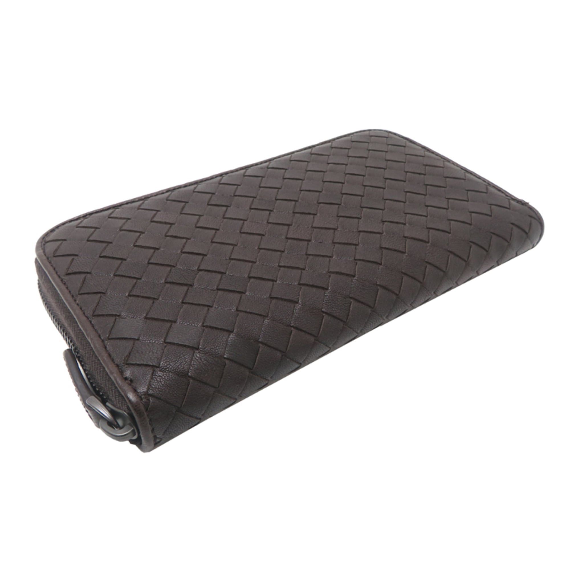 Bottega Veneta Bottega Veneta Intrecciato Women's/Men's Long Wallet 518389 Leather Brown Size ONE SIZE - 3 Thumbnail