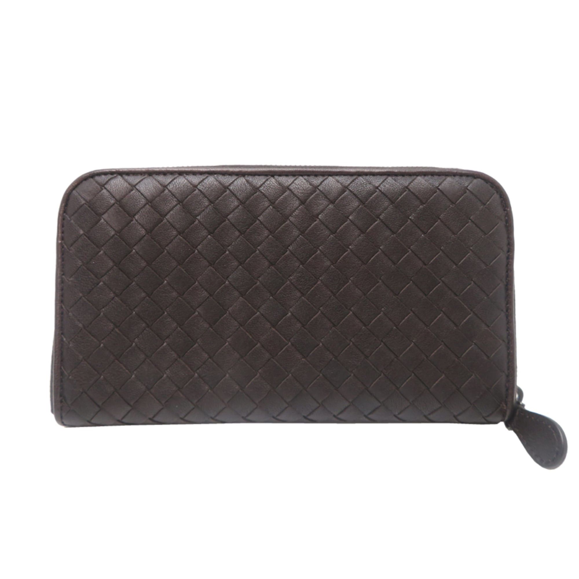 Bottega Veneta Bottega Veneta Intrecciato Women's/Men's Long Wallet 518389 Leather Brown Size ONE SIZE - 2 Thumbnail