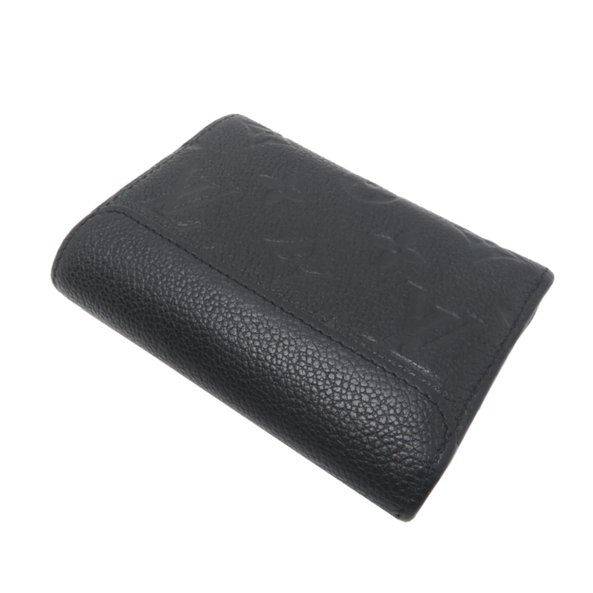 Louis Vuitton Louis Vuitton Portefeuille Pont Neuf Compact Women's Tri-fold Wallet M62184 Monogram Empreinte Noir (Black) Size ONE SIZE - 4 Thumbnail