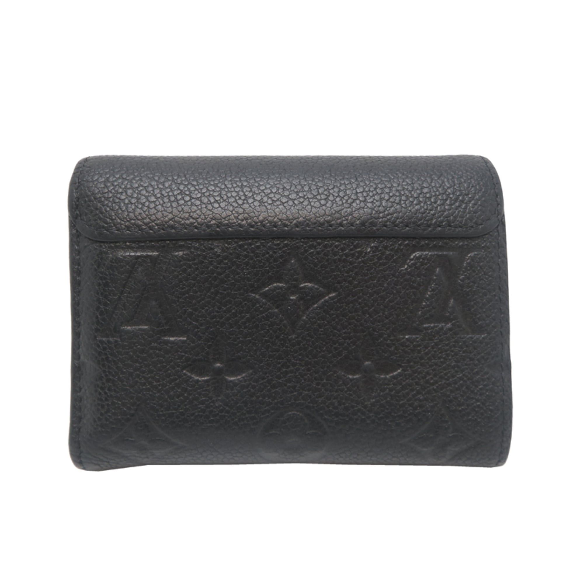 Louis Vuitton Louis Vuitton Portefeuille Pont Neuf Compact Women's Tri-fold Wallet M62184 Monogram Empreinte Noir (Black) Size ONE SIZE - 2 Thumbnail