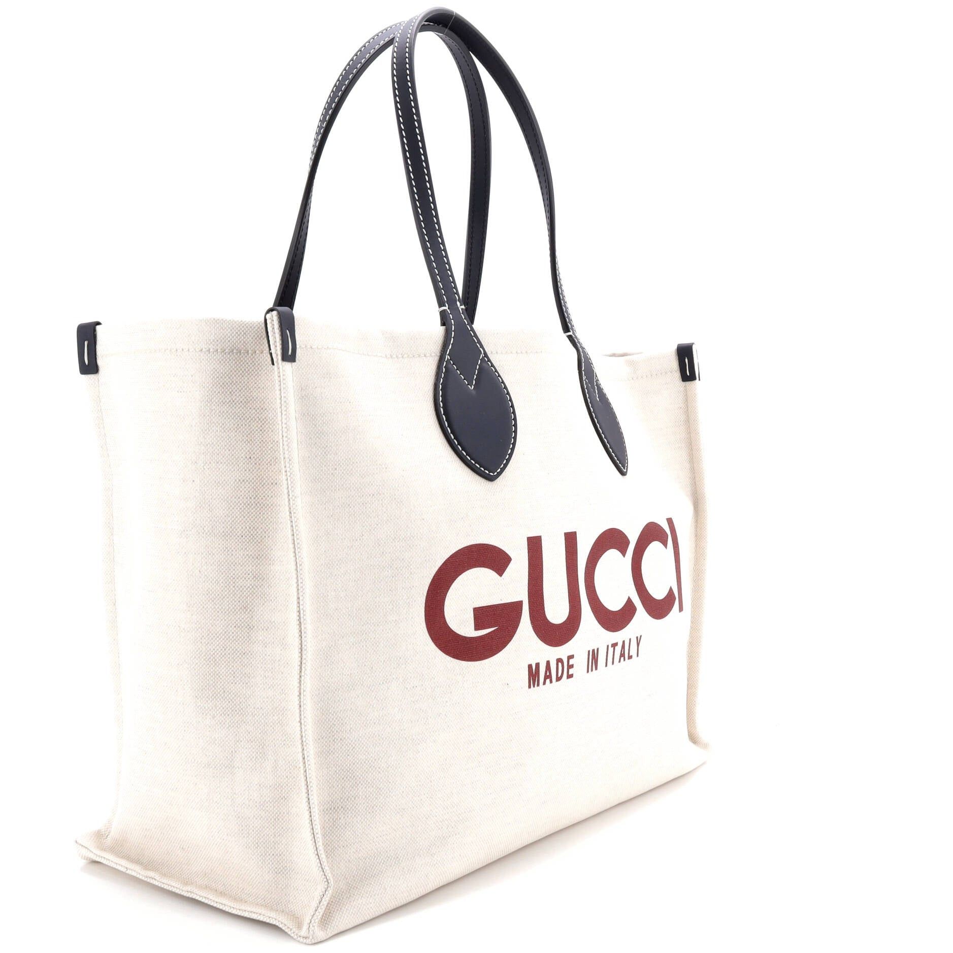 Gucci Logo Shopper Tote Size ONE SIZE - 3 Thumbnail