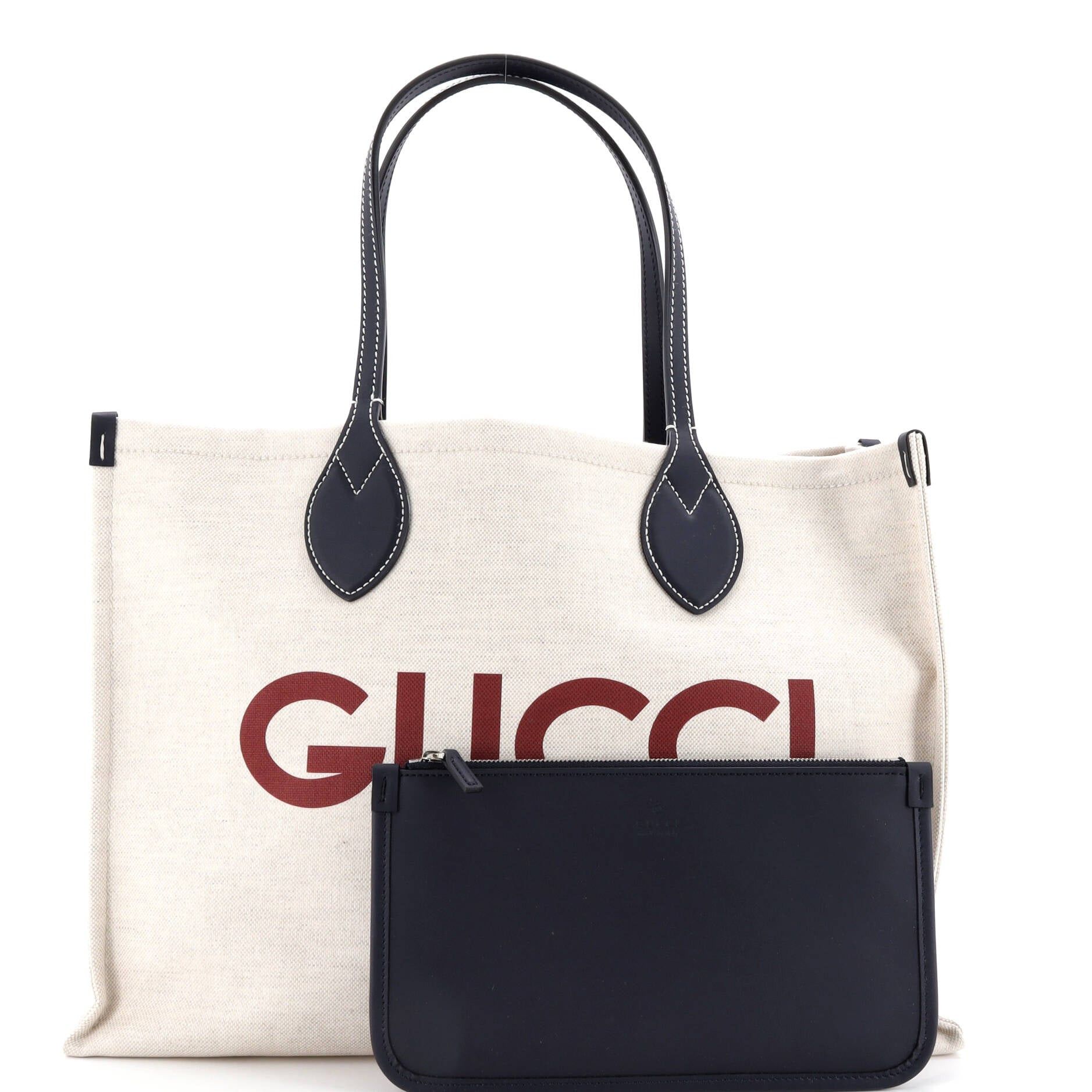 Gucci Logo Shopper Tote Size ONE SIZE - 2 Thumbnail