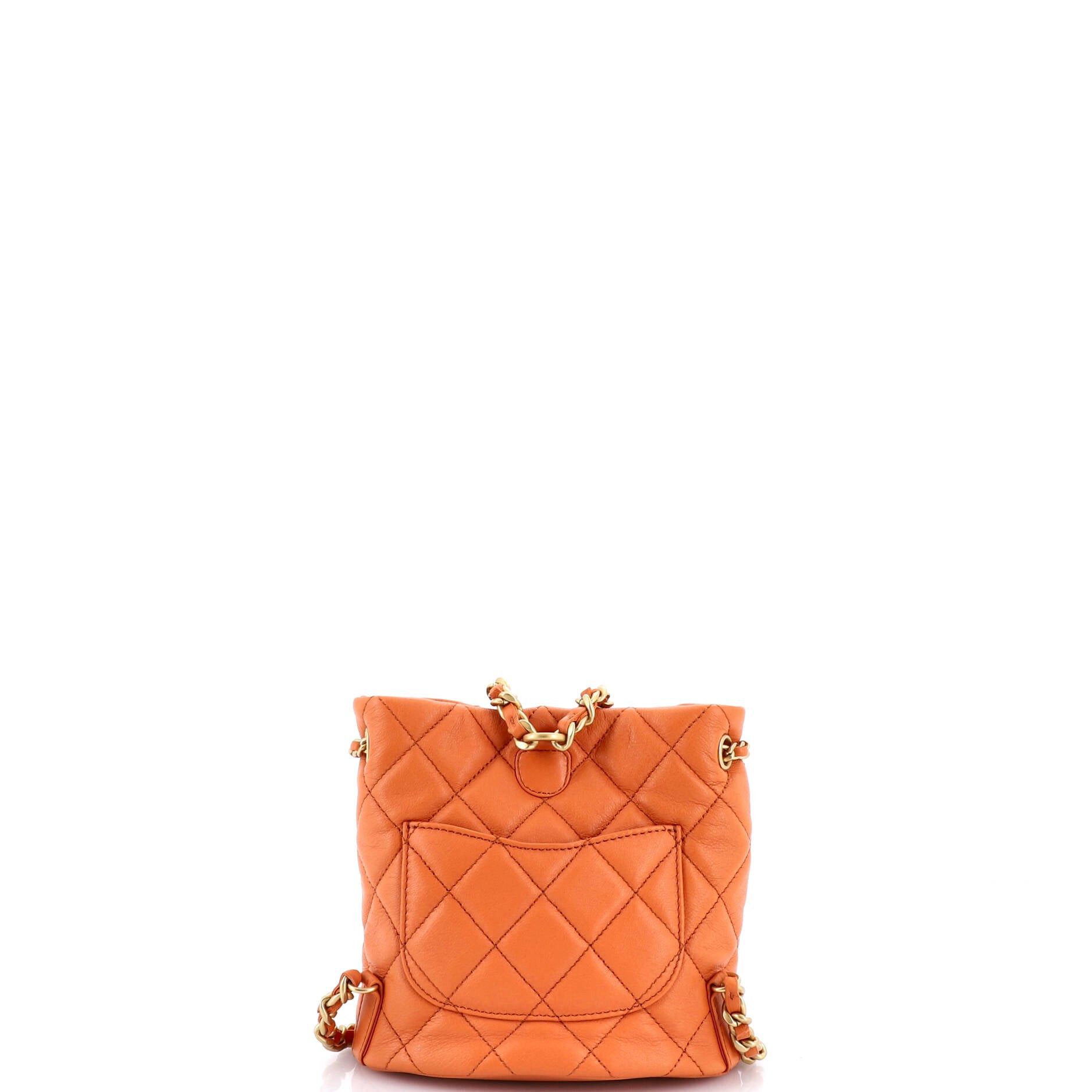 Chanel CC Pocket Chain Bucket Backpack Size ONE SIZE - 3 Thumbnail