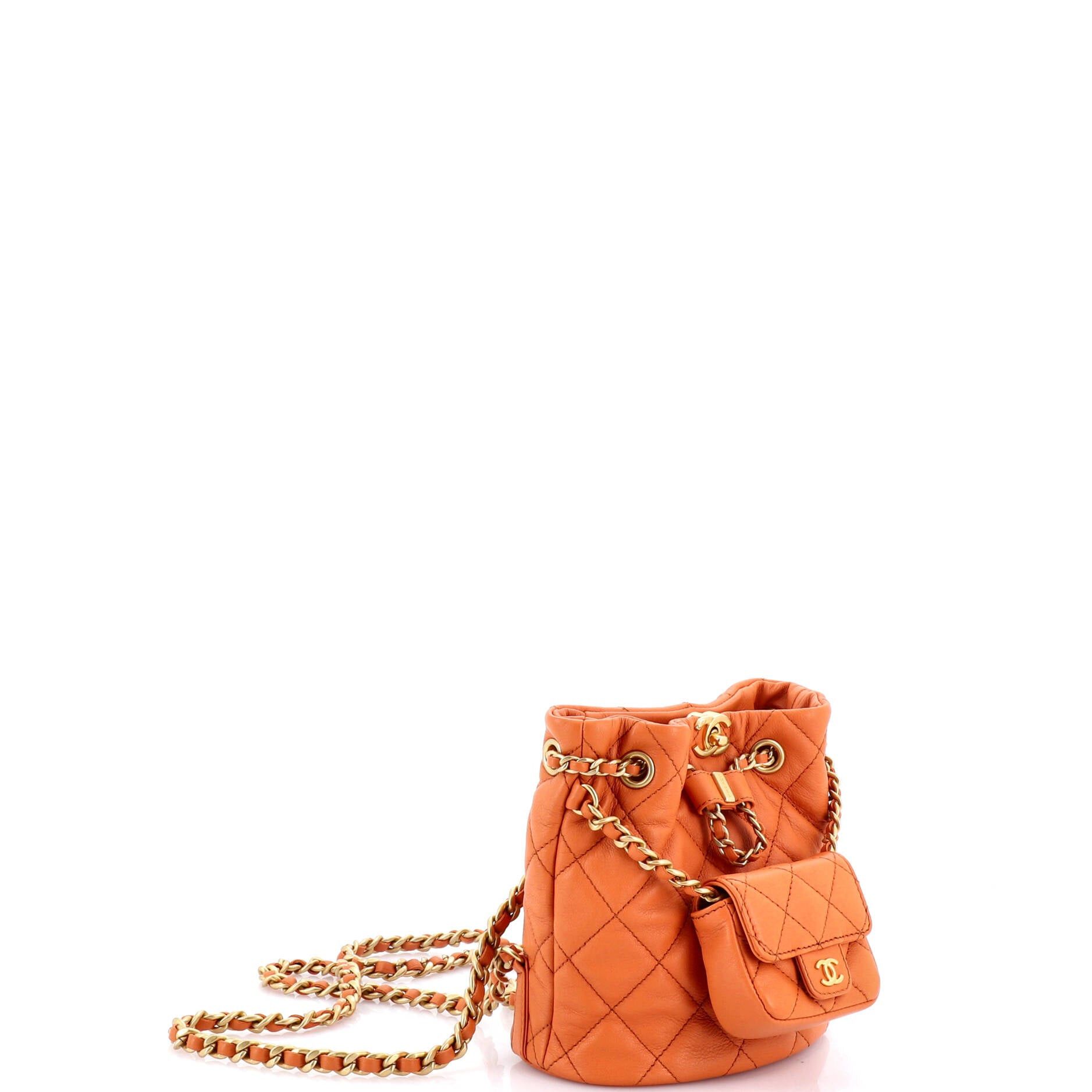 Chanel CC Pocket Chain Bucket Backpack Size ONE SIZE - 2 Thumbnail