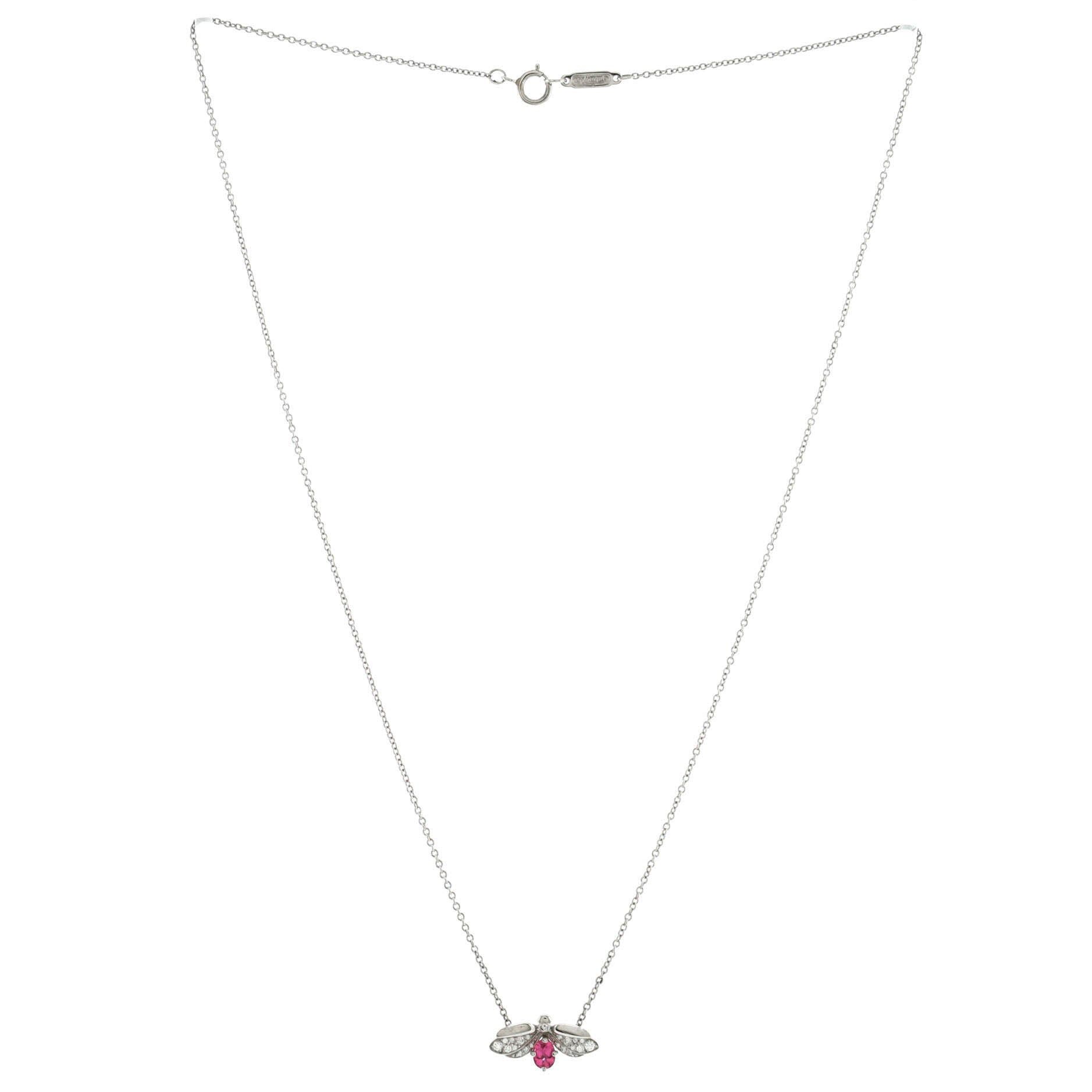 Tiffany & Co. Paper Flowers Firefly Pendant Necklace Size ONE SIZE - 2 Thumbnail