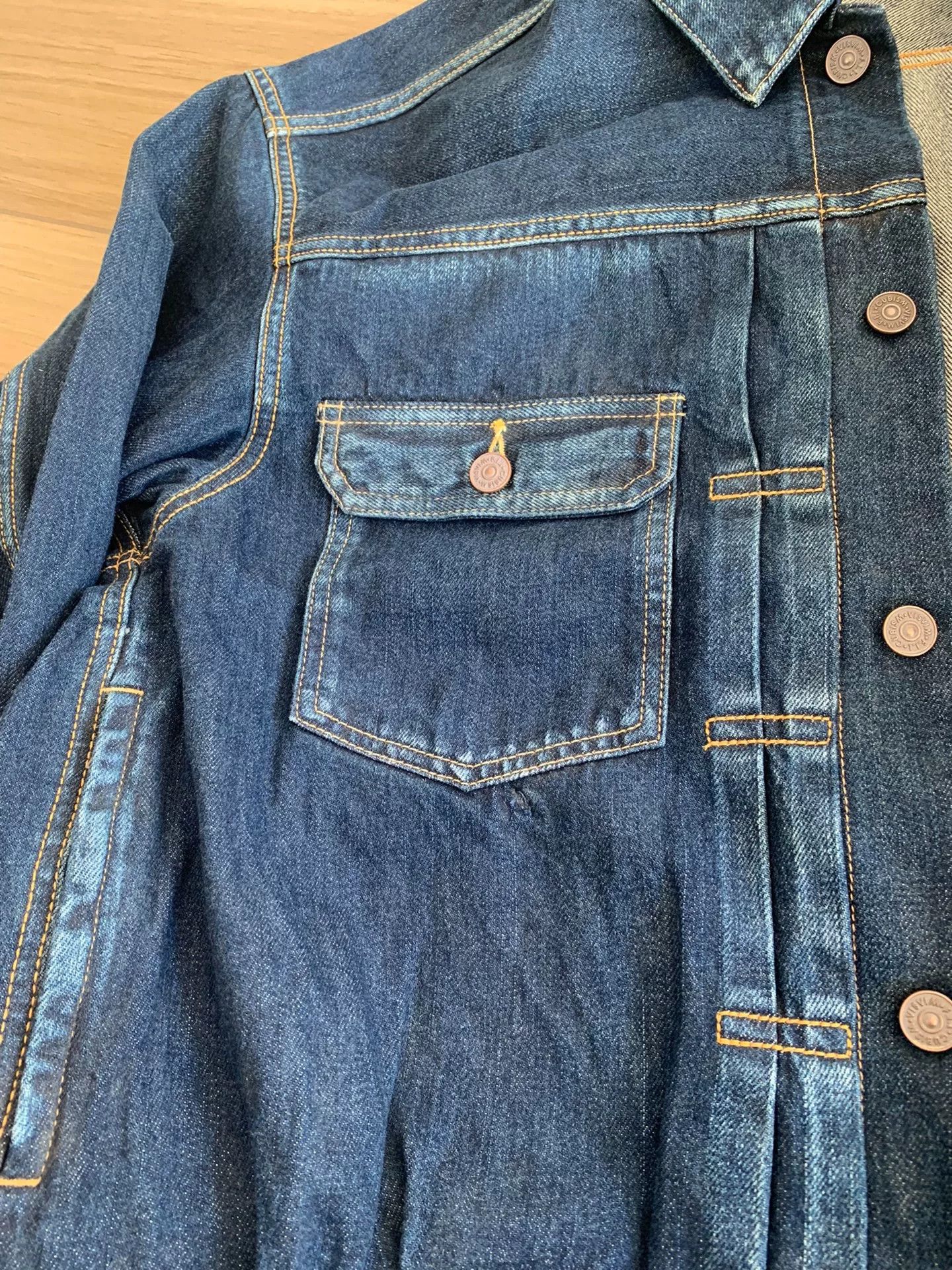 Visvim VISVIM SS 101XX DMGD MUD Denim Jacket Size US XL / EU 56 / 4 - 7 Thumbnail