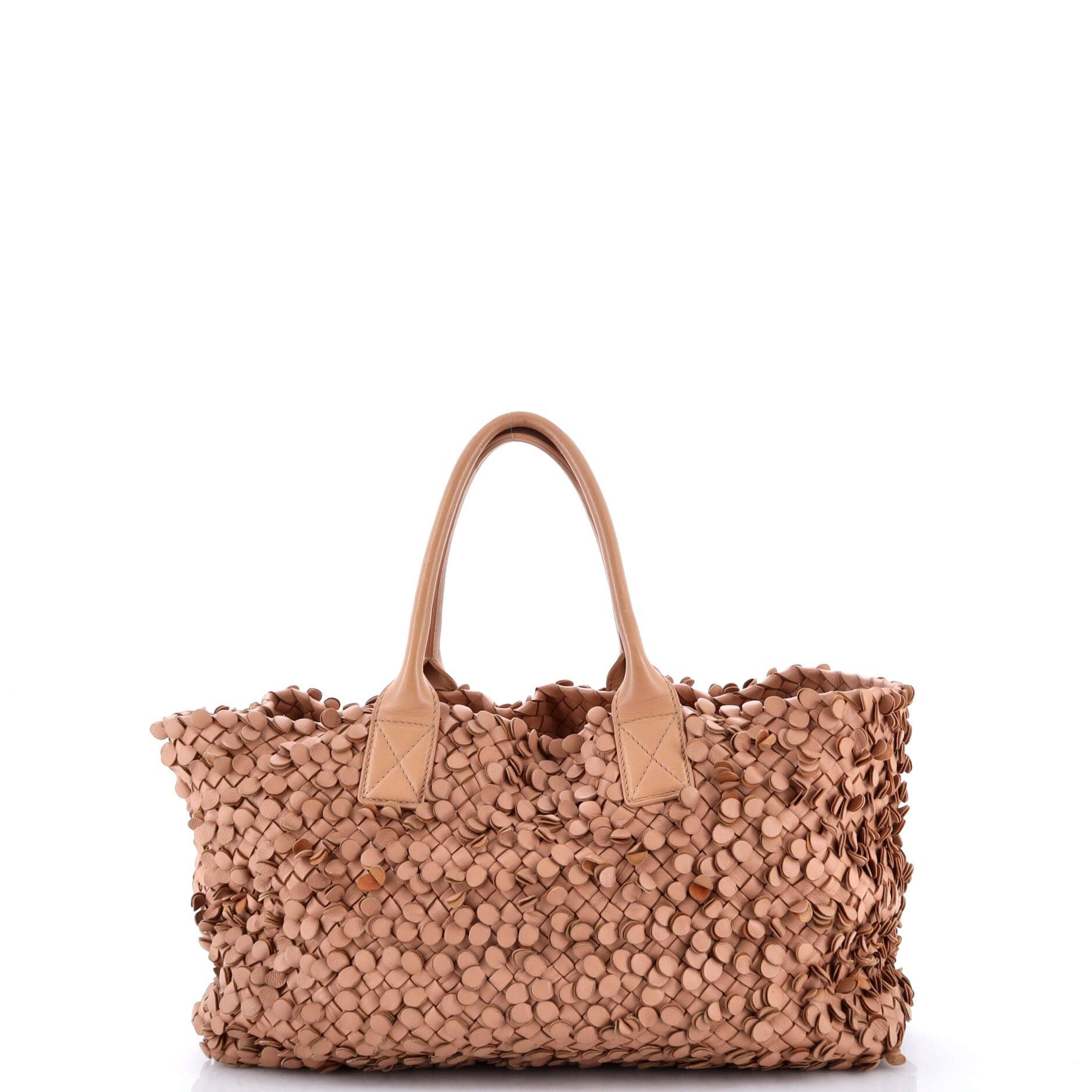 Bottega Veneta Poussin Paillettes Cabat Handbag Size ONE SIZE - 4 Thumbnail