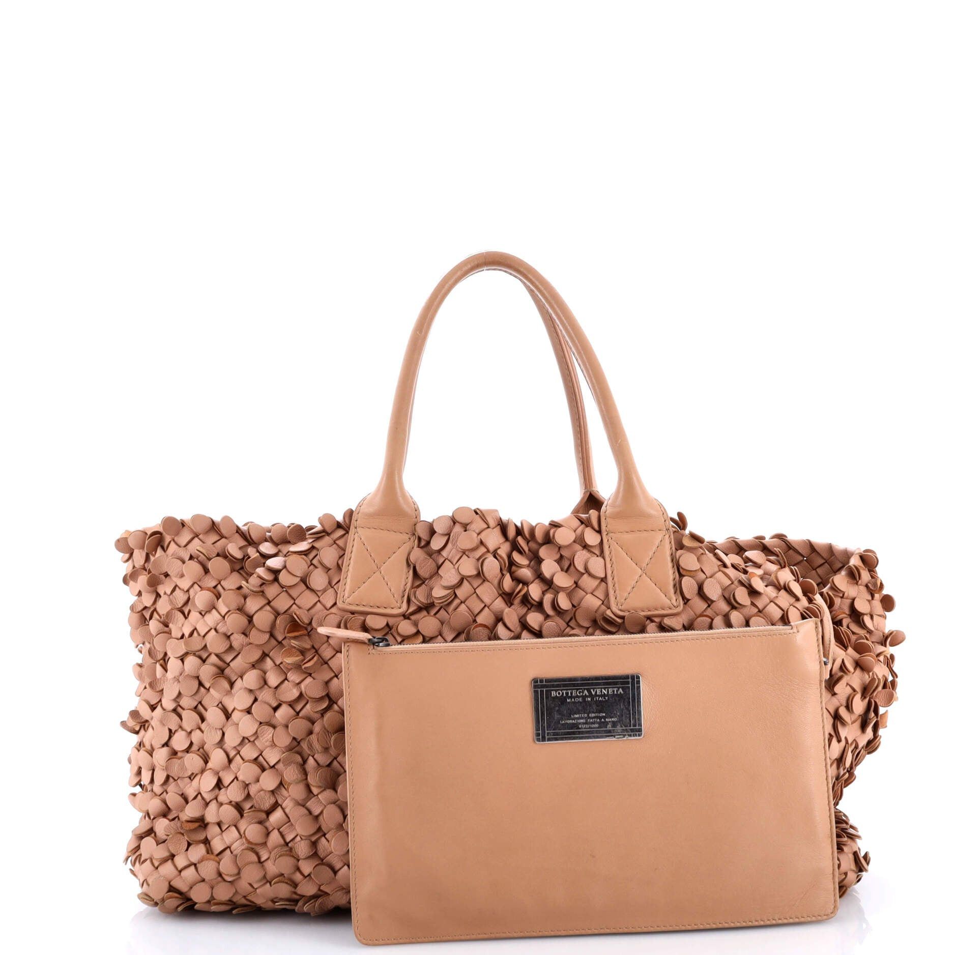 Bottega Veneta Poussin Paillettes Cabat Handbag Size ONE SIZE - 2 Thumbnail