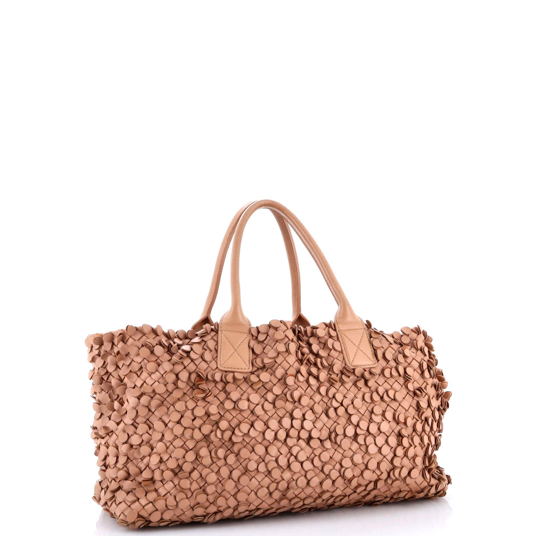 Bottega Veneta Poussin Paillettes Cabat Handbag Size ONE SIZE - 3 Thumbnail