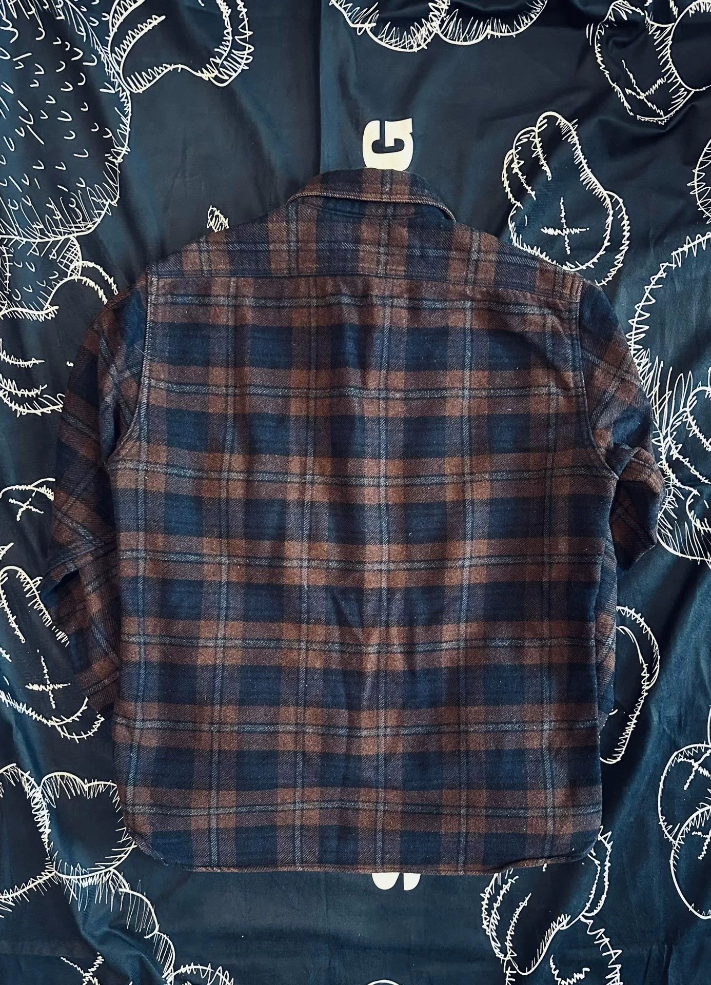Japanese Brand Thick Wool Flannel Shirt for Winter Size US M / EU 48-50 / 2 - 7 Thumbnail
