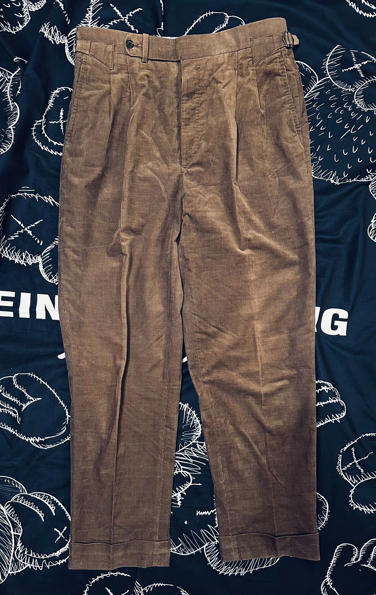 Japanese Brand Custom High-Waisted Corduroy Pants Size US 30 / EU 46 - 2 Thumbnail