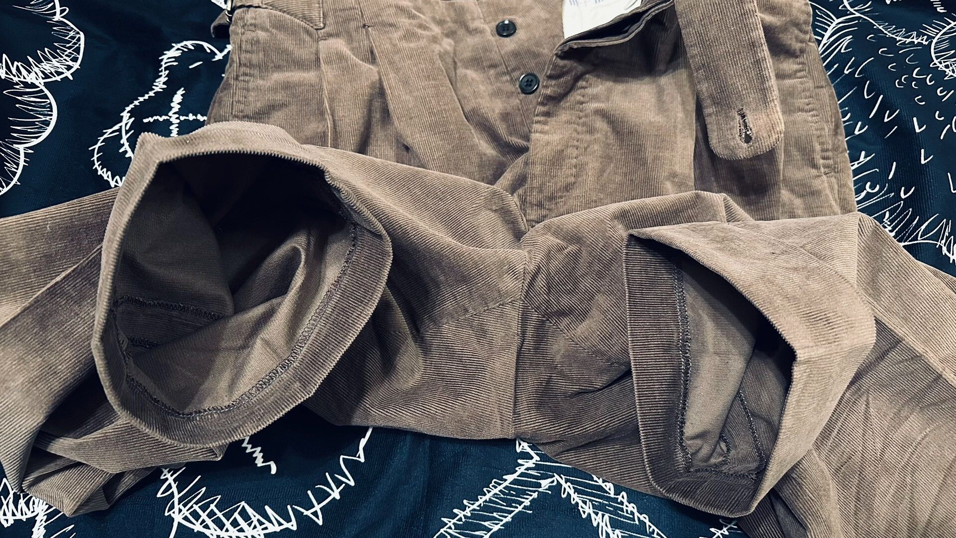 Japanese Brand Custom High-Waisted Corduroy Pants Size US 30 / EU 46 - 9 Thumbnail
