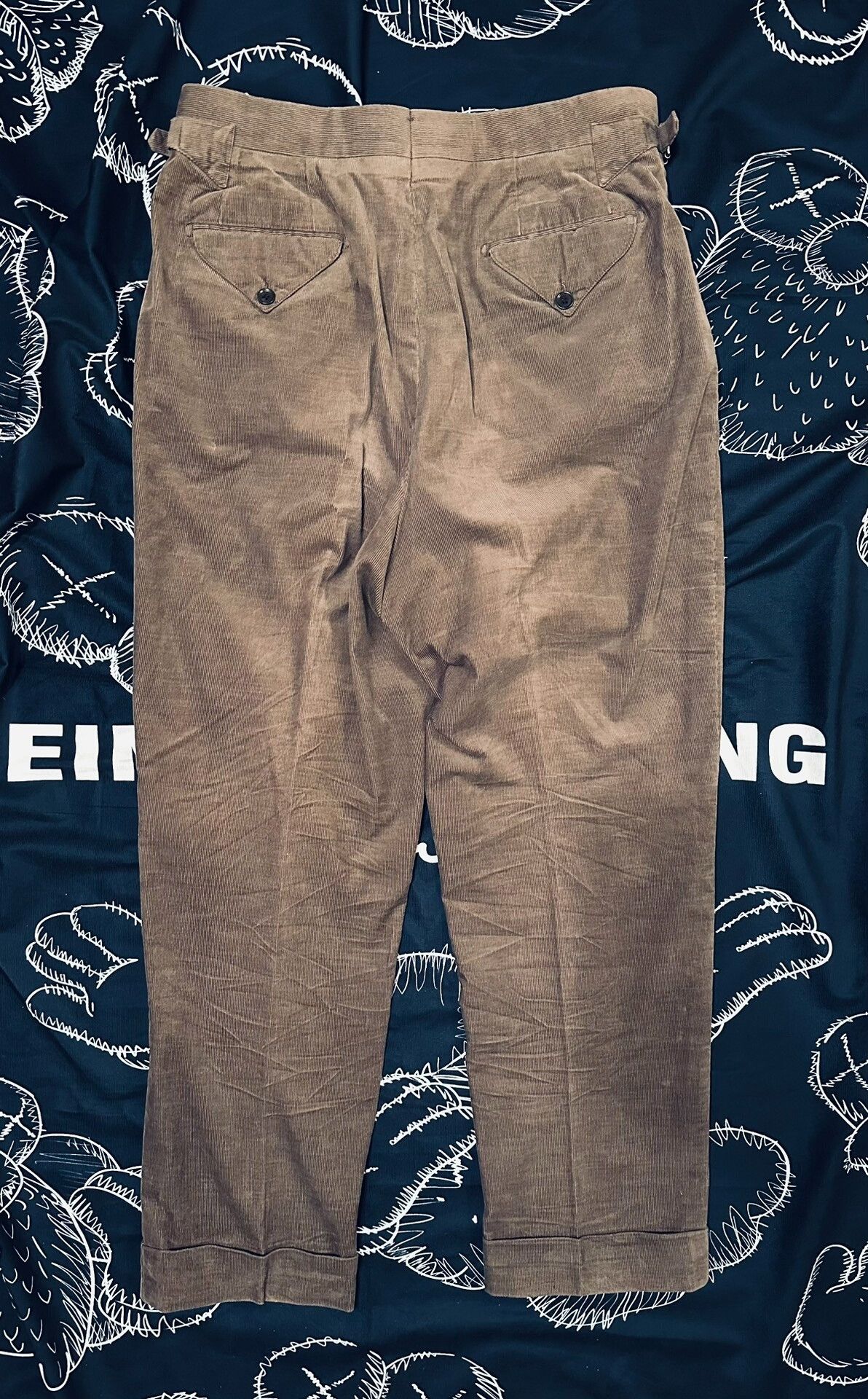 Japanese Brand Custom High-Waisted Corduroy Pants Size US 30 / EU 46 - 3 Thumbnail