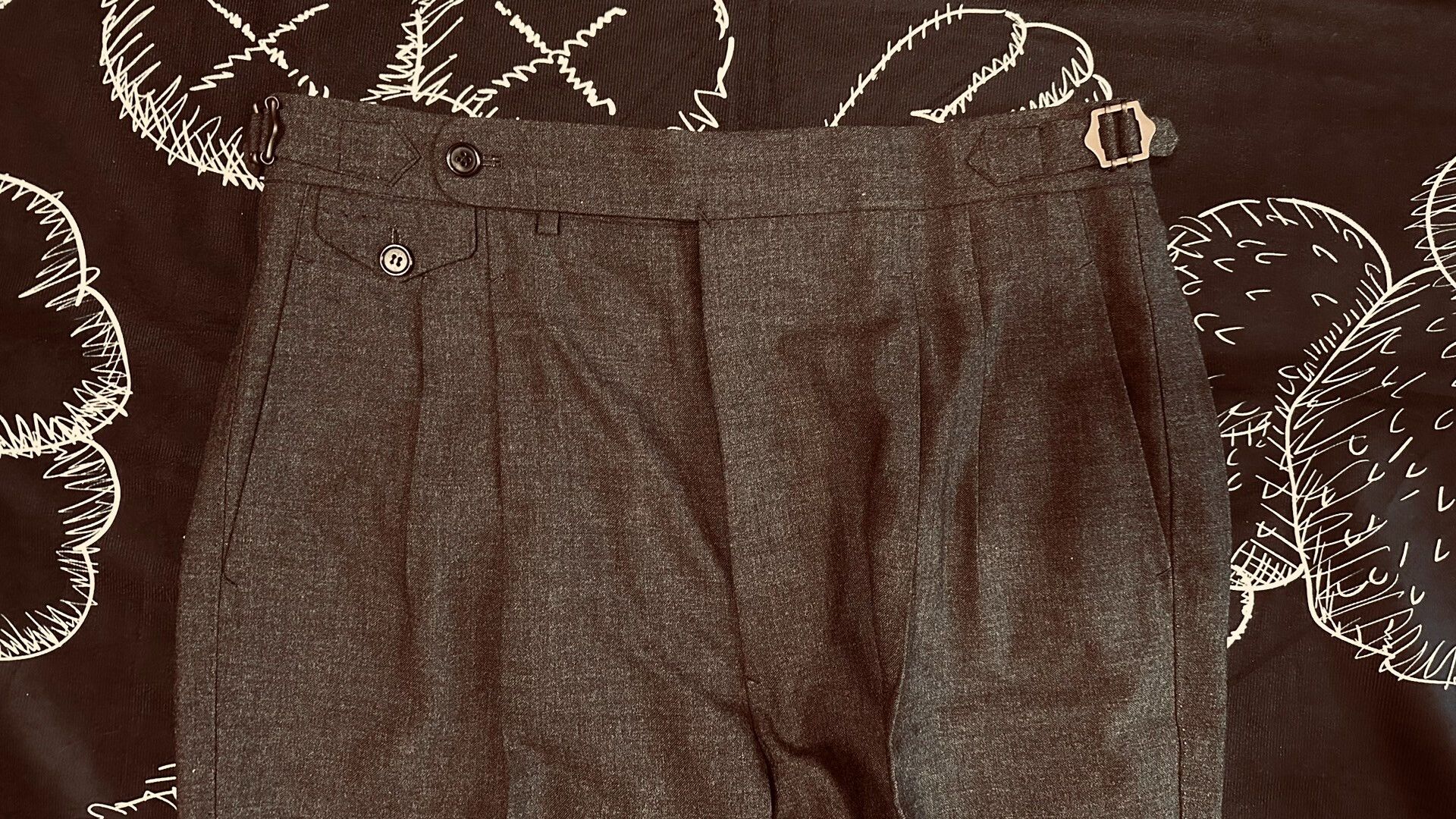 Japanese Brand Award-Winning Wool Dress Trousers Size US 30 / EU 46 - 3 Thumbnail