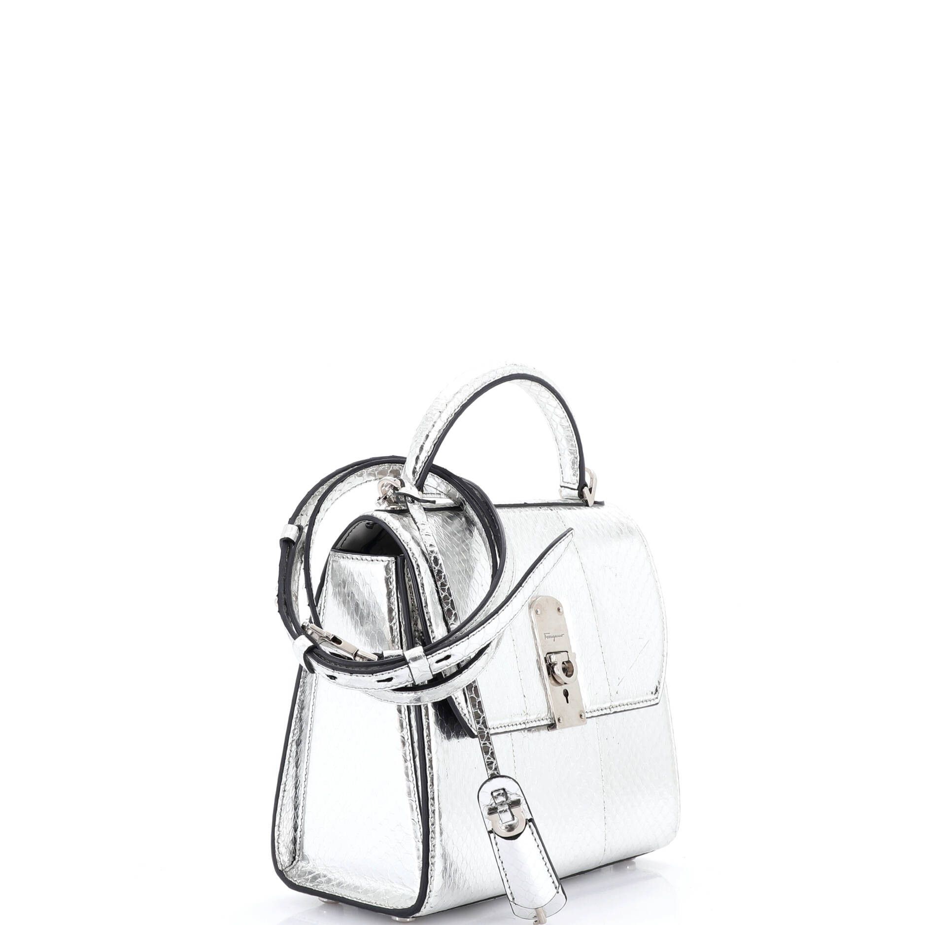 Salvatore Ferragamo Boxyz Top Handle Bag Size ONE SIZE - 2 Thumbnail