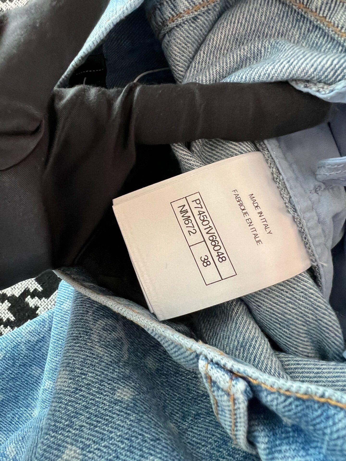 Chanel CHANEL Wide-Leg Light Blue Jeans Size 28" / US 6 / IT 42 - 5 Thumbnail