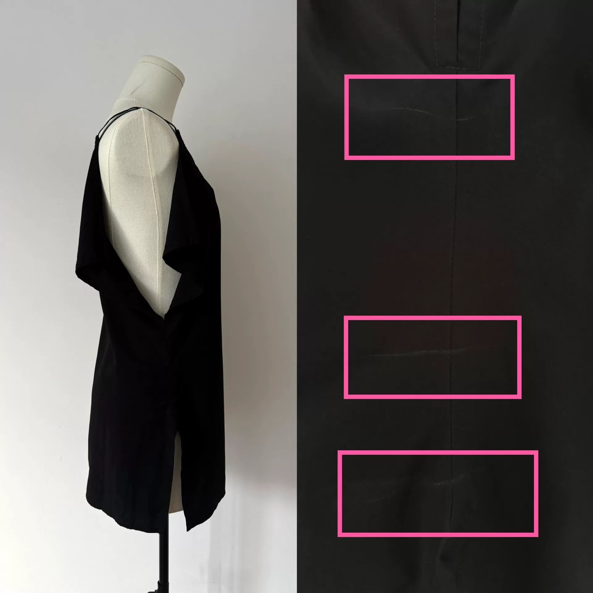 Yohji Yamamoto Black Asymmetric Shoulder Top by Limi Feu Size S / US 4 / IT 40 - 9 Thumbnail