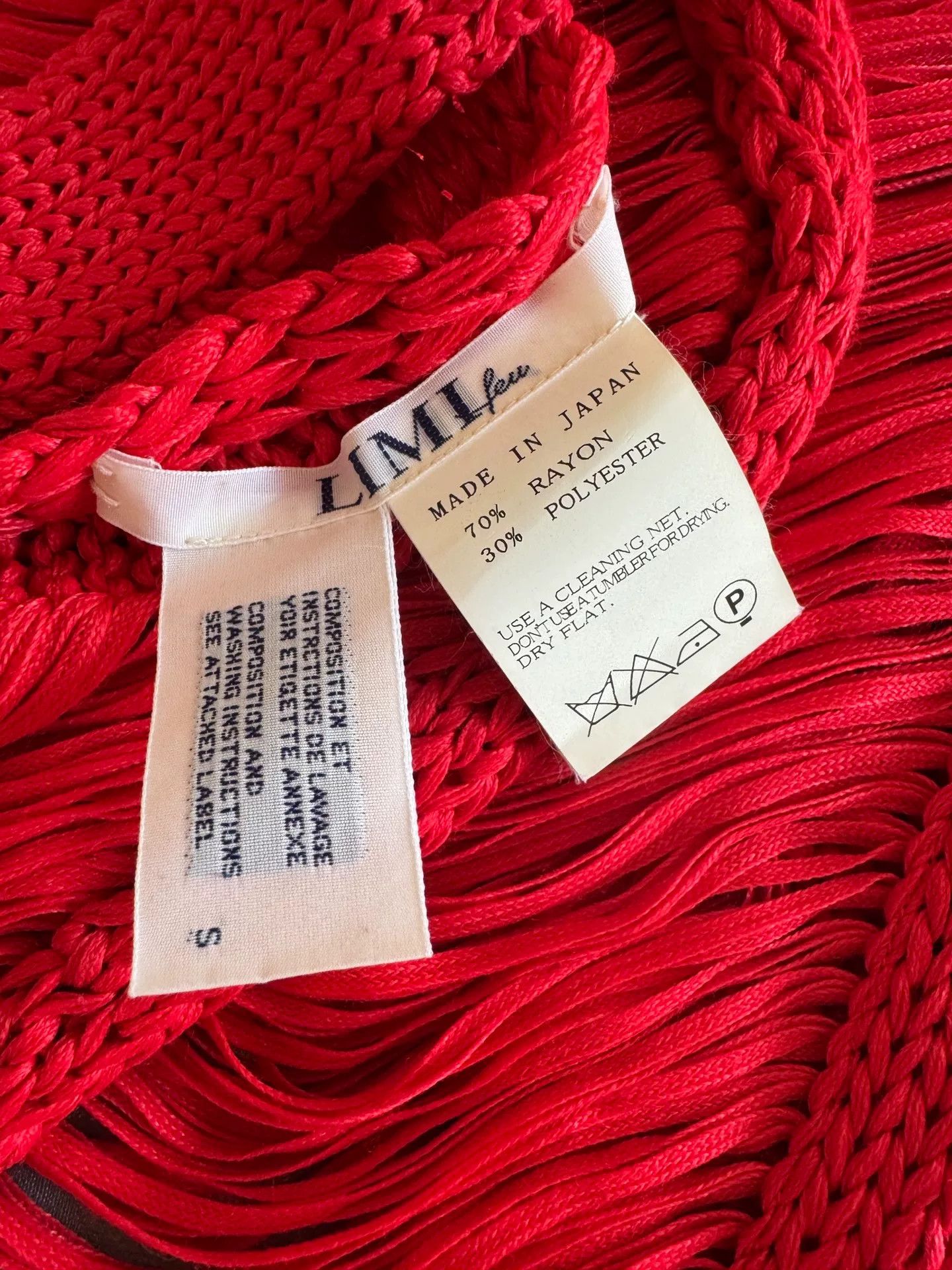 Comme des Garcons Red Knit Top by Limi Feu Size M / US 6-8 / IT 42-44 - 9 Thumbnail