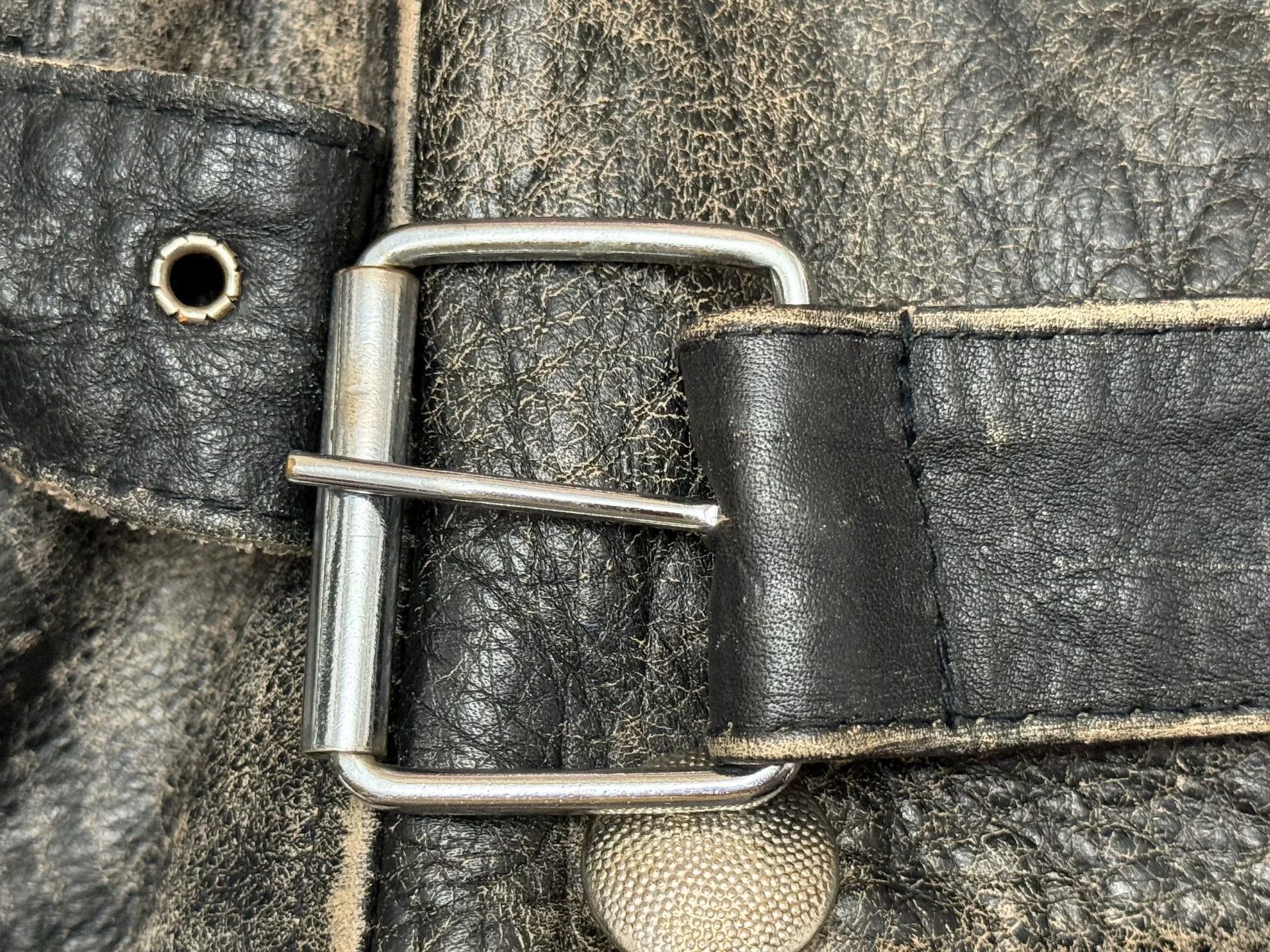 Vintage Vintage 1950s German Motorcycle Leather Jacket Size US M / EU 48-50 / 2 - 4 Thumbnail