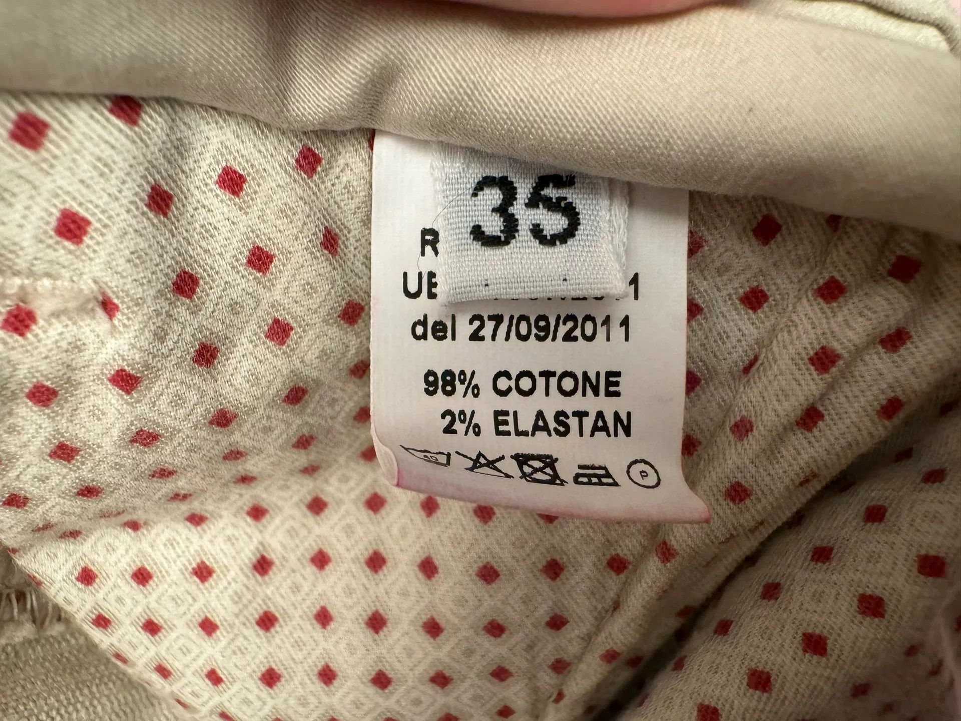 Japanese Brand White Striped Corduroy Pants by B Corner Size US 35 - 3 Thumbnail