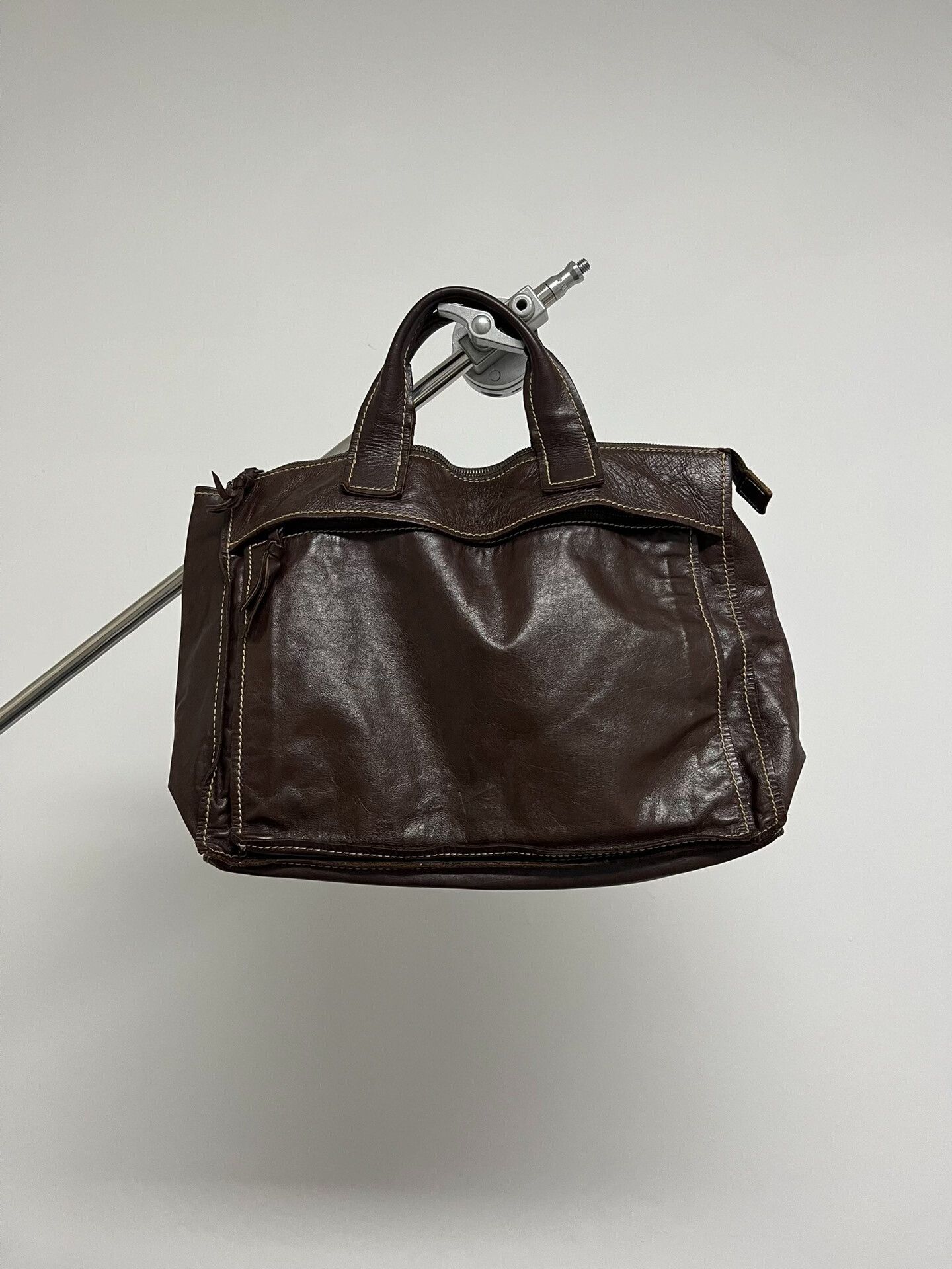 Miu Miu Miu Miu Brown Lambskin Handbag Size ONE SIZE - 4 Thumbnail