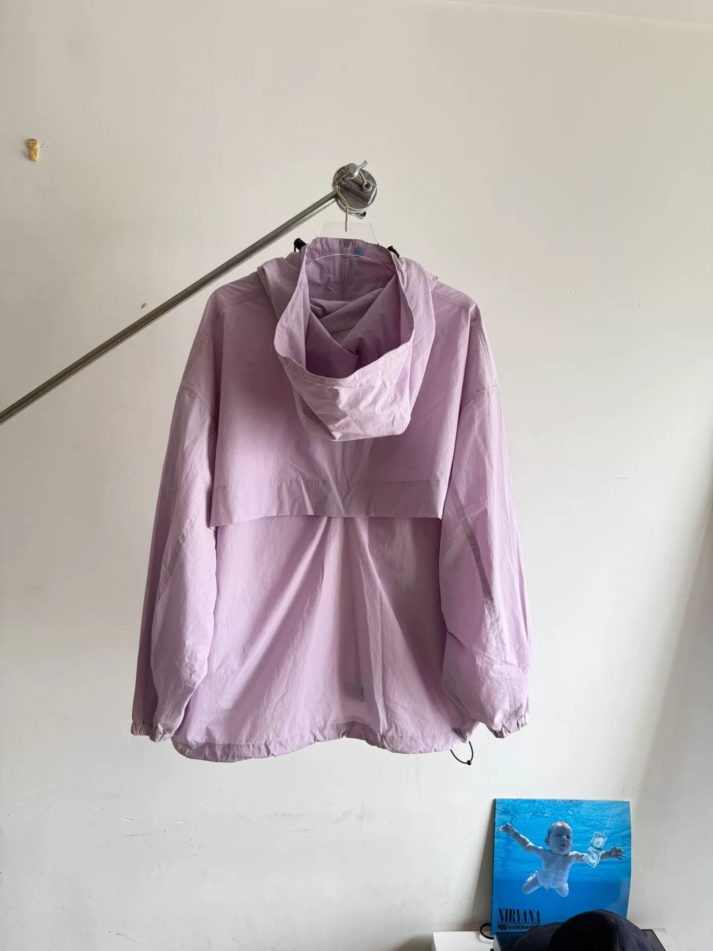 Japanese Brand SFC Light Hooded Jacket in Lilac Size XXL / US 16-18 / IT 52-54 - 2 Thumbnail