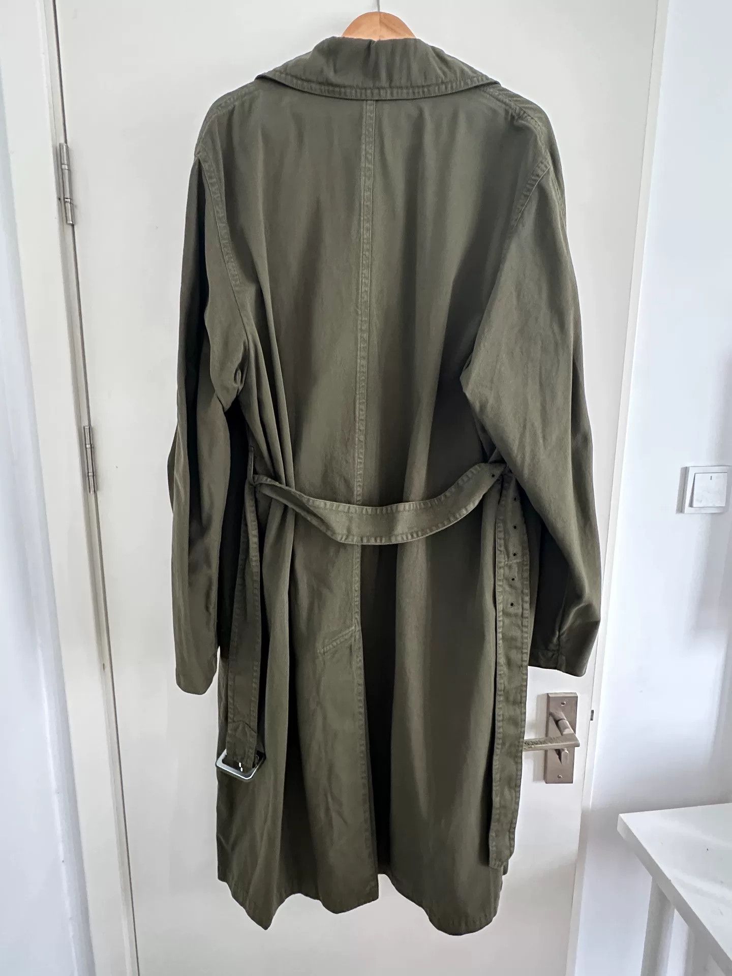 Dries Van Noten Dries Van Noten Green Trench Coat Size M / US 6-8 / IT 42-44 - 3 Thumbnail