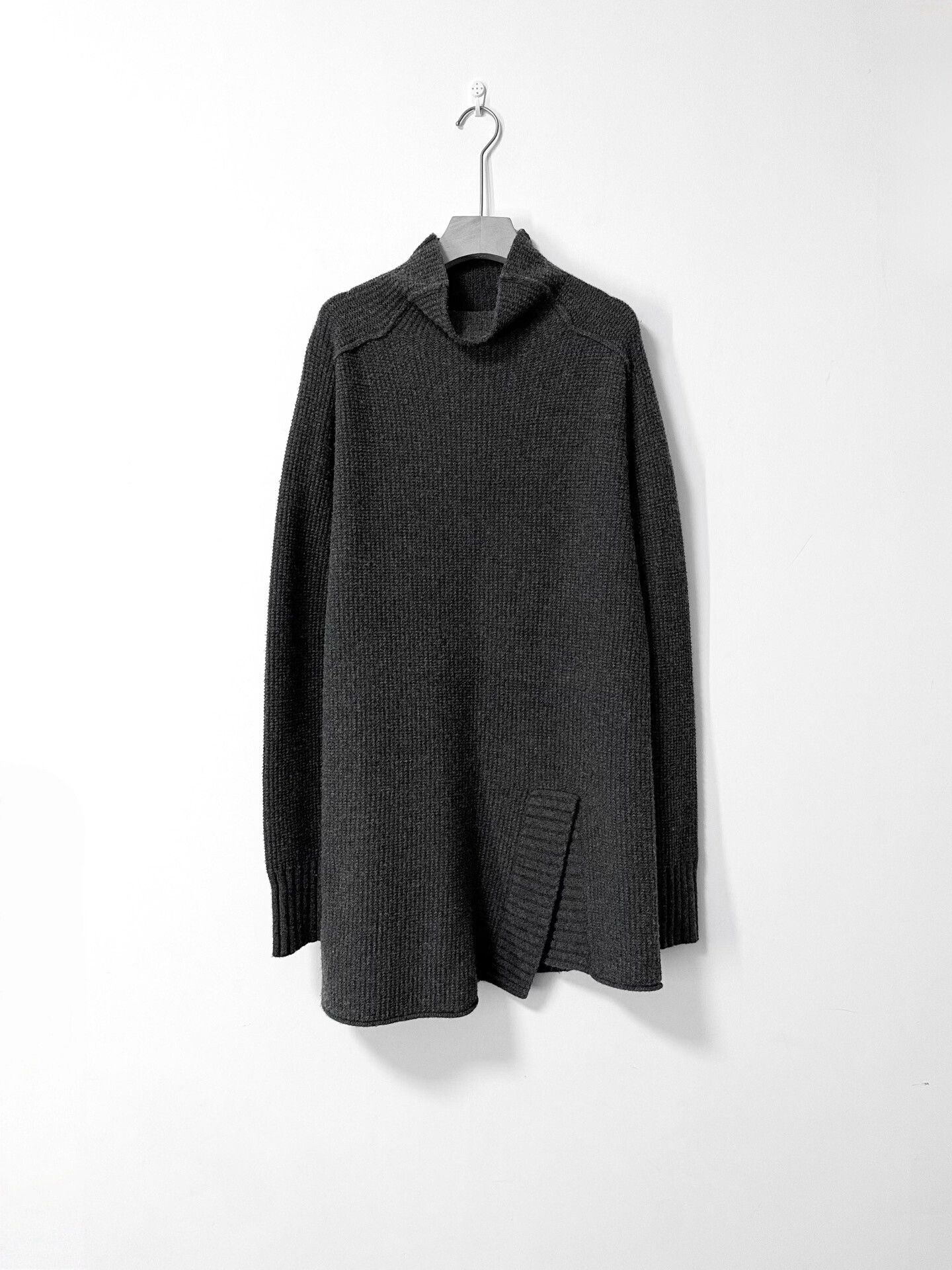 Japanese Brand Dark Deconstructed High Neck Sweater Size US L / EU 52-54 / 3 - 2 Thumbnail