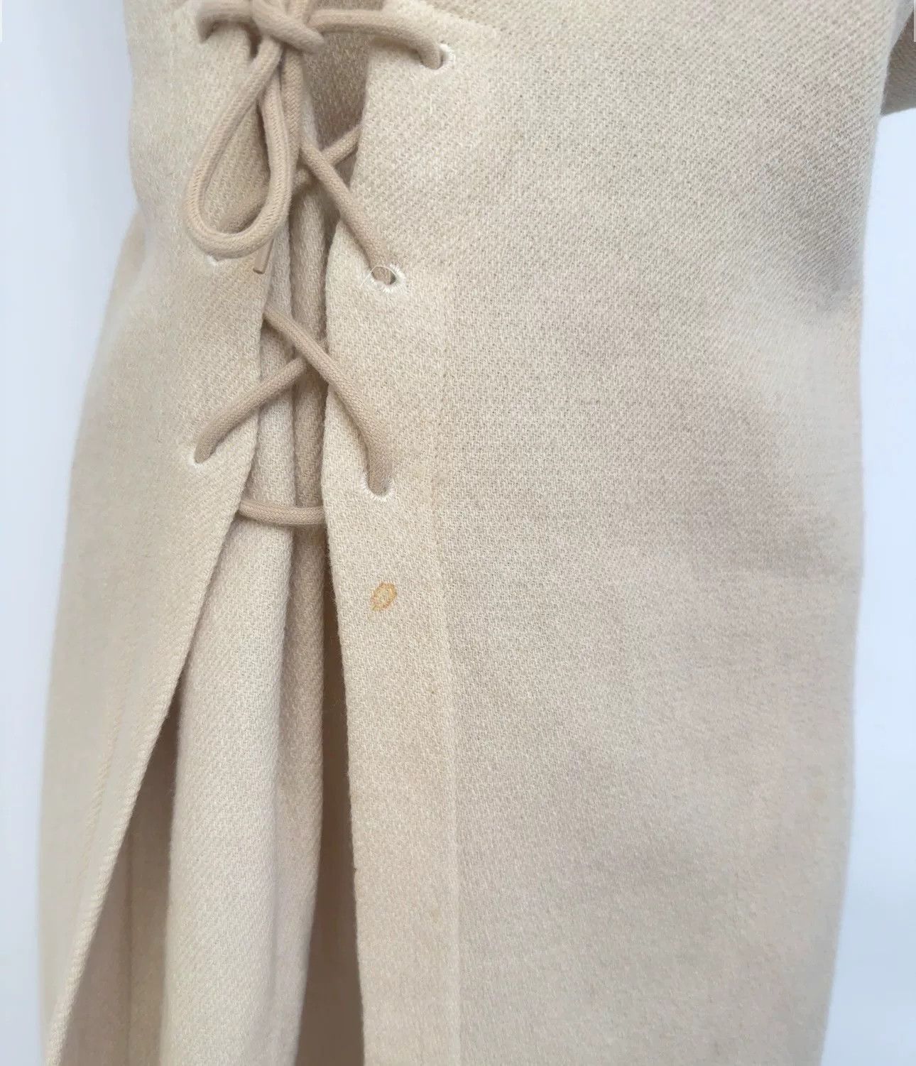 Y's Y's Beige Tie-Front Strap Dress Size M / US 6-8 / IT 42-44 - 5 Thumbnail