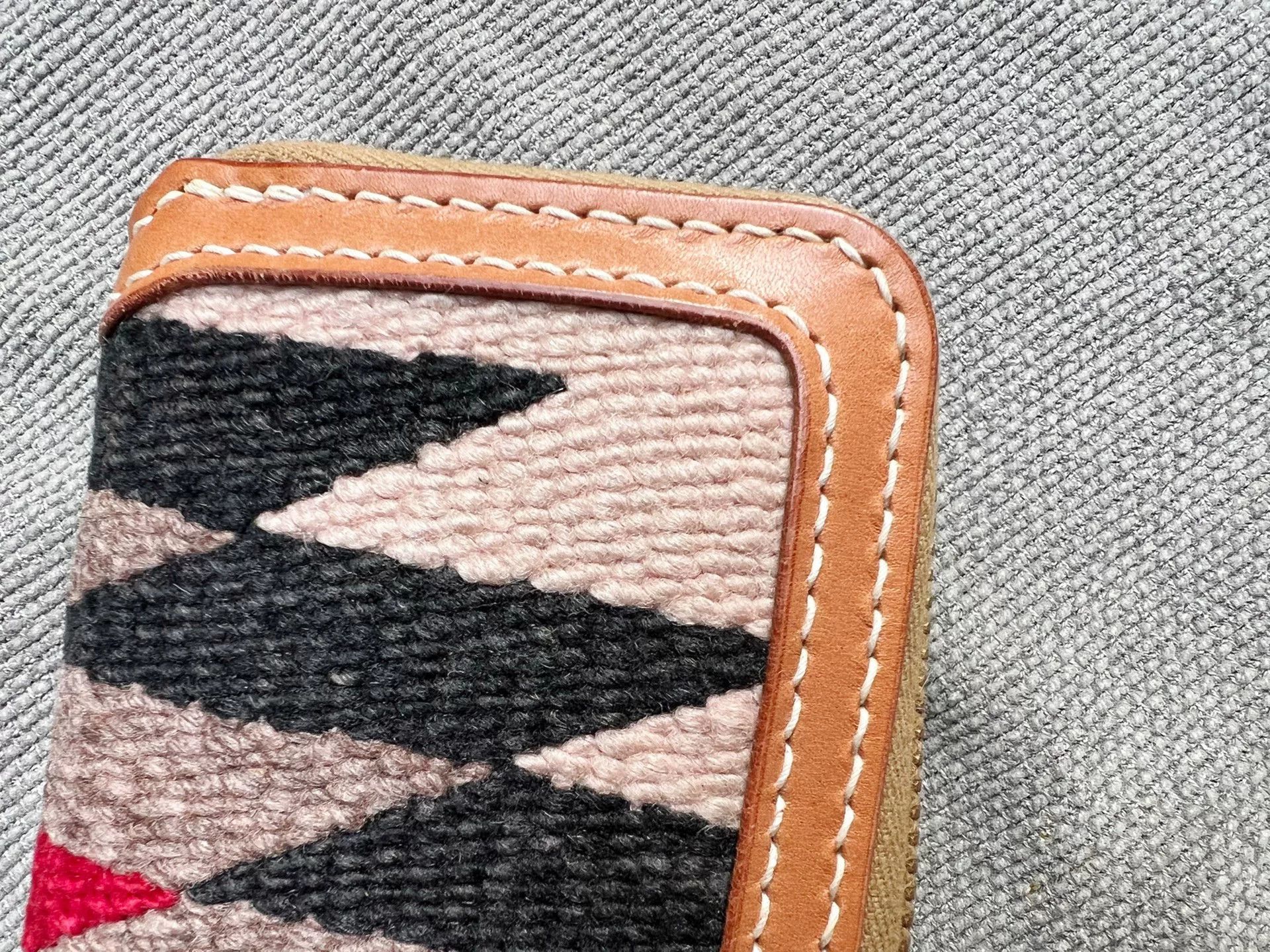 Japanese Brand Long Wallet with Navajo Blanket Patchwork Size ONE SIZE - 7 Thumbnail
