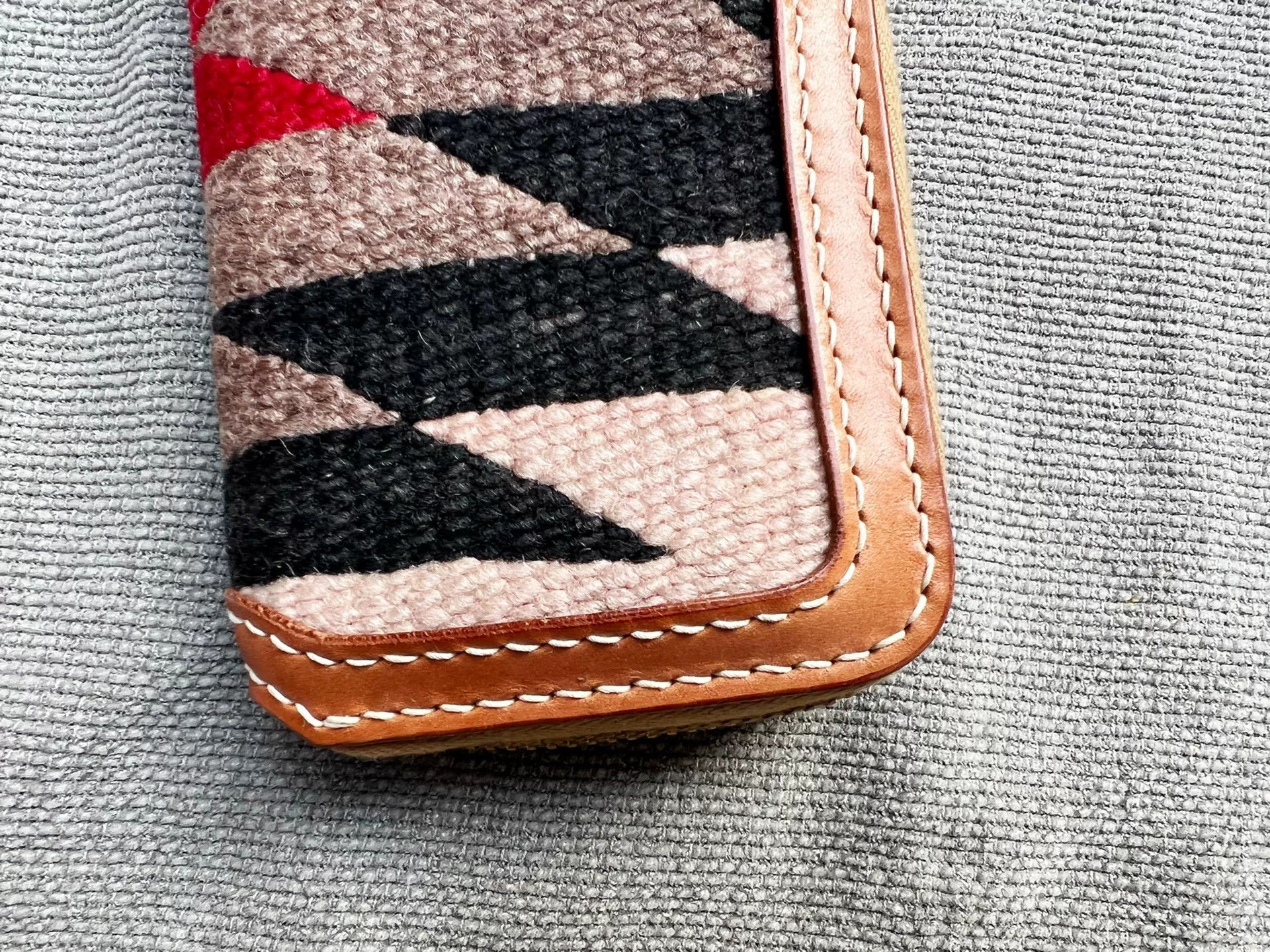 Japanese Brand Long Wallet with Navajo Blanket Patchwork Size ONE SIZE - 9 Thumbnail