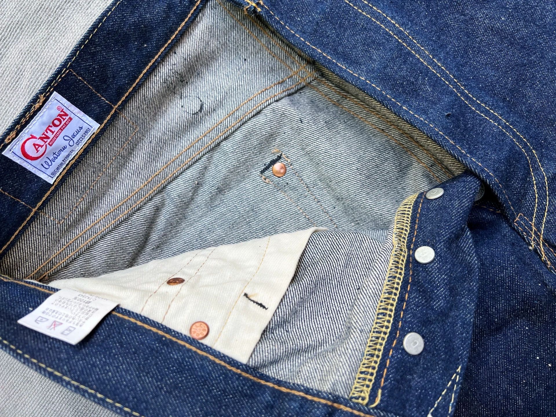 Japanese Brand Canton 504 Denim Jeans Limited Edition Size US 32 / EU 48 - 4 Thumbnail