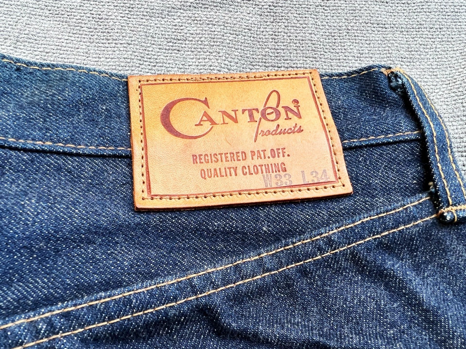 Japanese Brand Canton 504 Denim Jeans Limited Edition Size US 32 / EU 48 - 6 Thumbnail