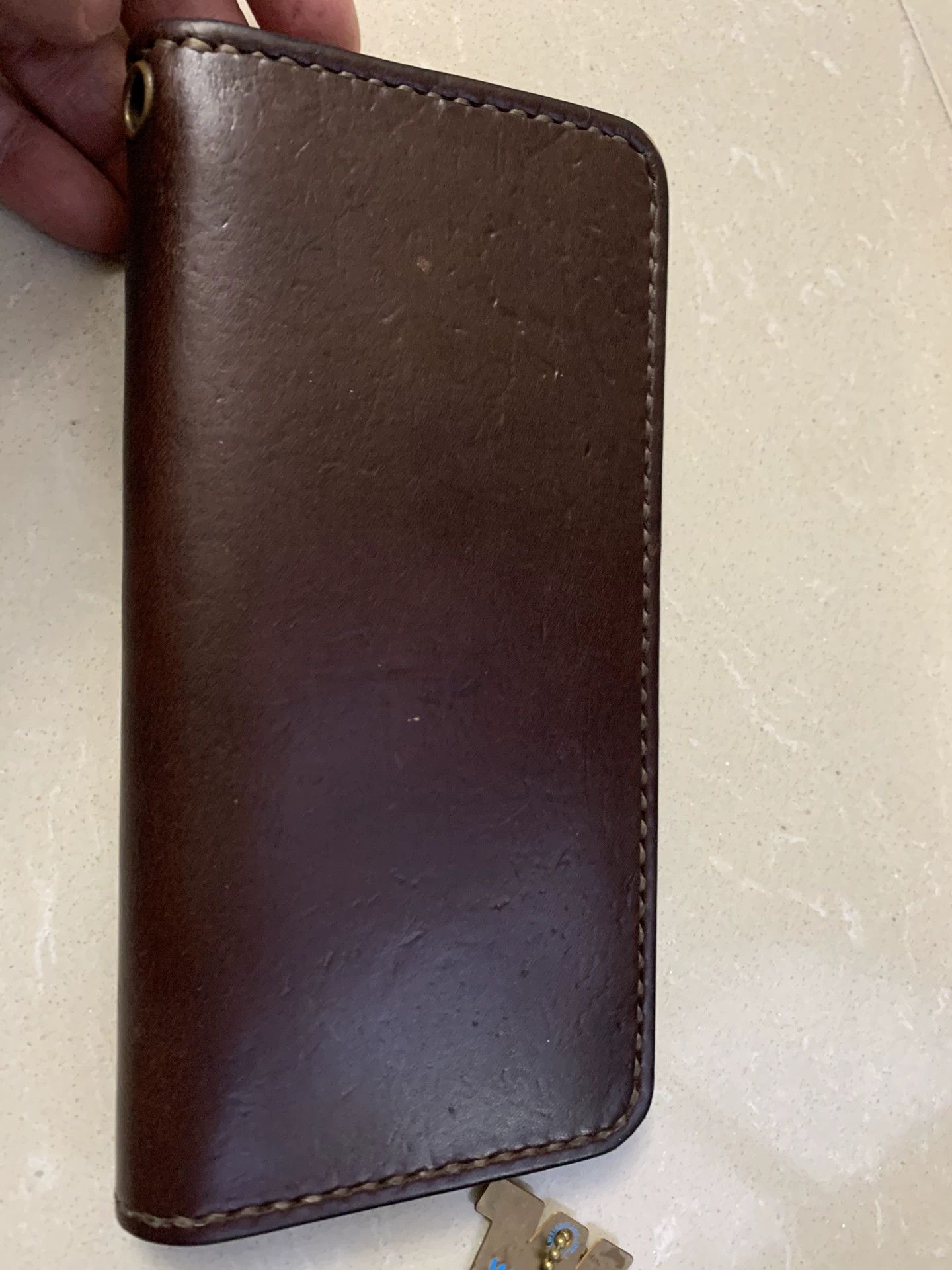 Japanese Brand Weirdo Long Wallet in Brown Leather Size ONE SIZE - 7 Thumbnail