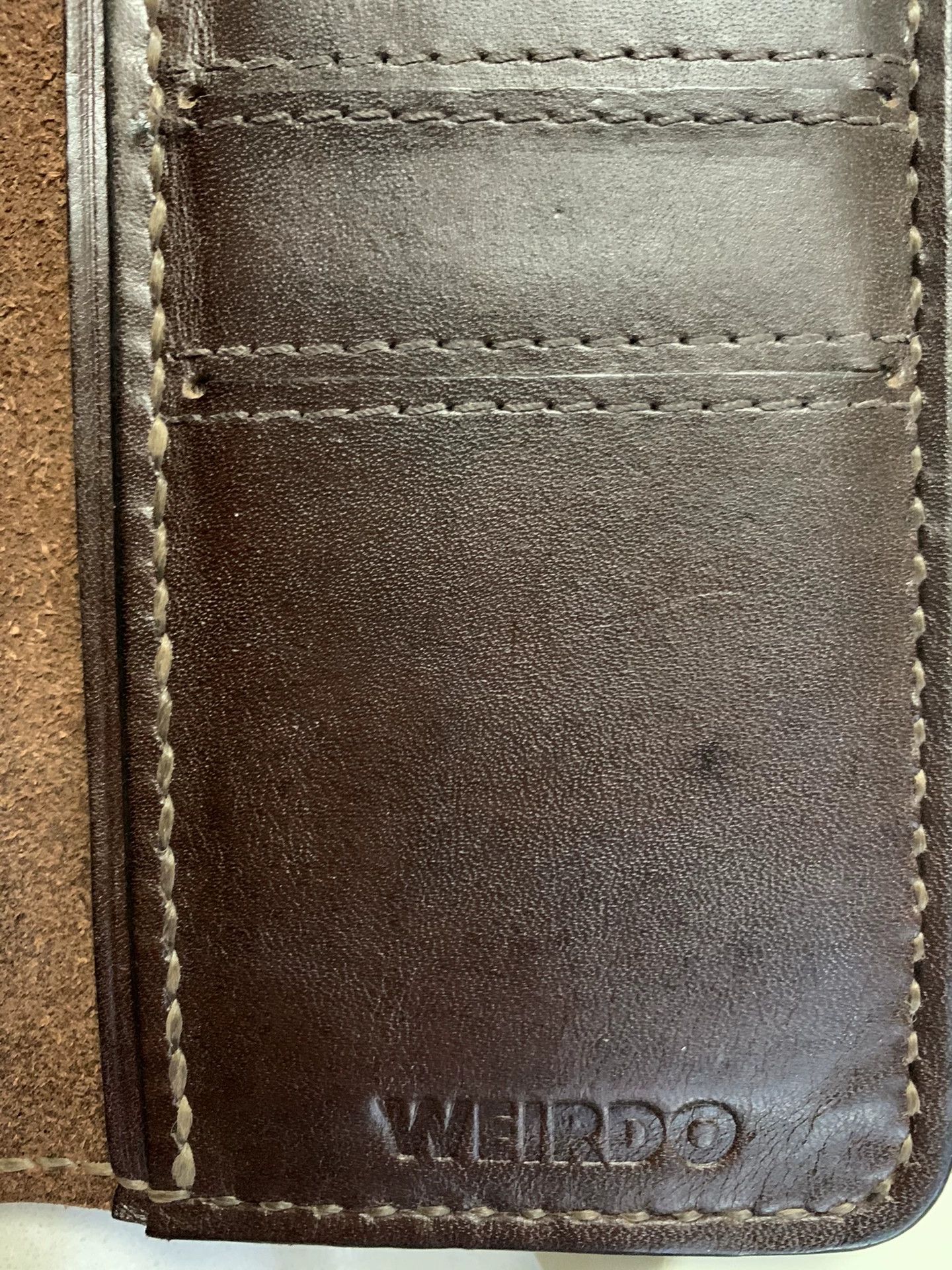 Japanese Brand Weirdo Long Wallet in Brown Leather Size ONE SIZE - 5 Thumbnail