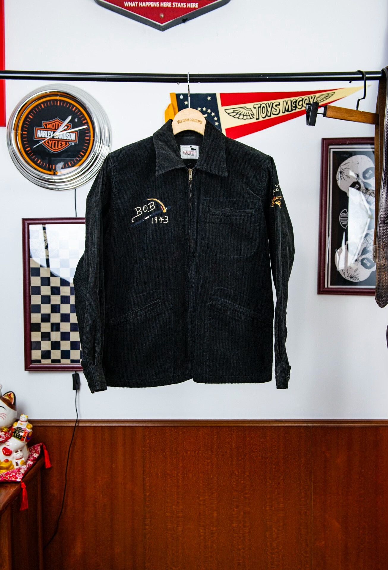 Japanese Brand Gangsterville Corduroy Jacket Medium Size Size US M / EU 48-50 / 2 - 2 Thumbnail